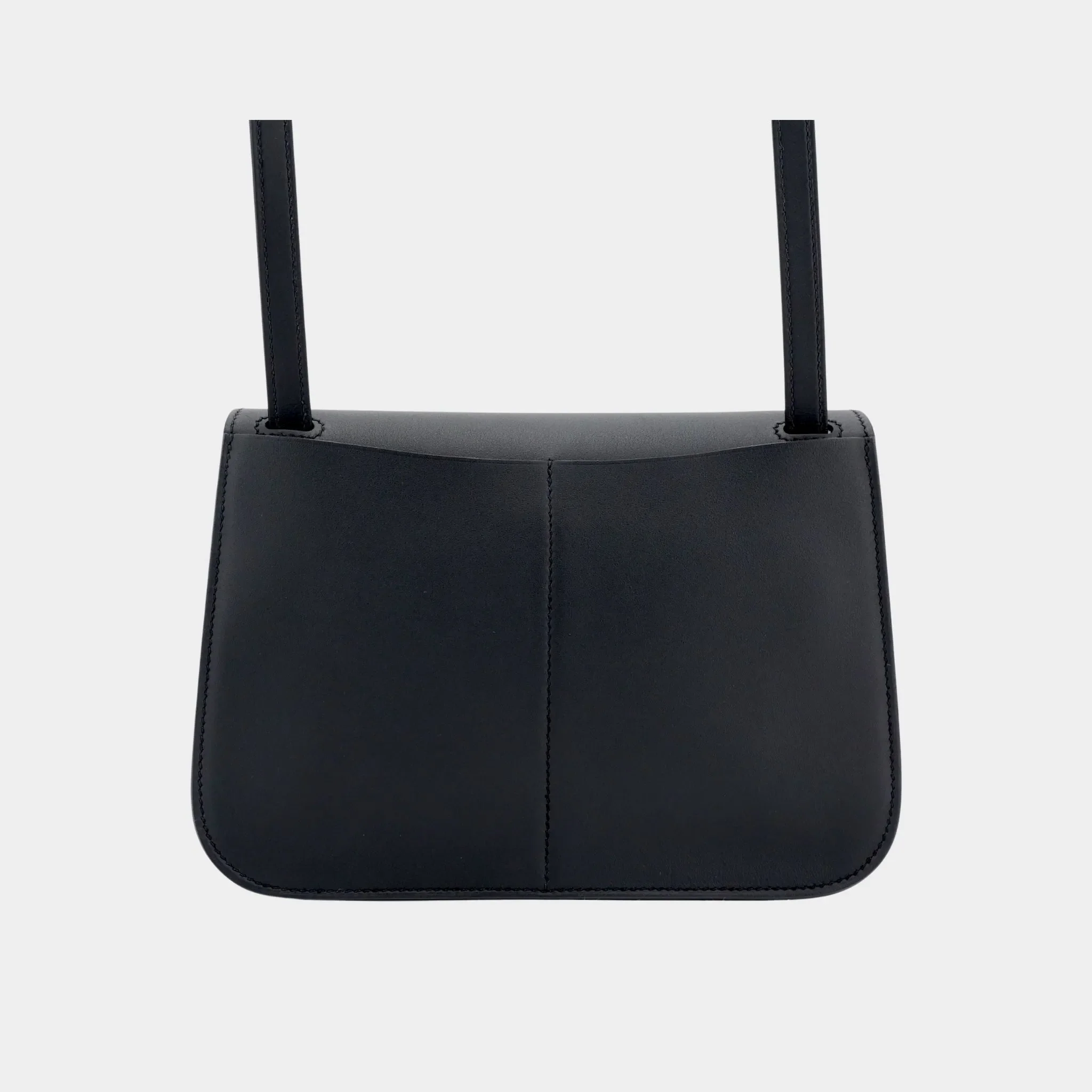 Hermes Halzan Mini Swift Black GHW - Image 2