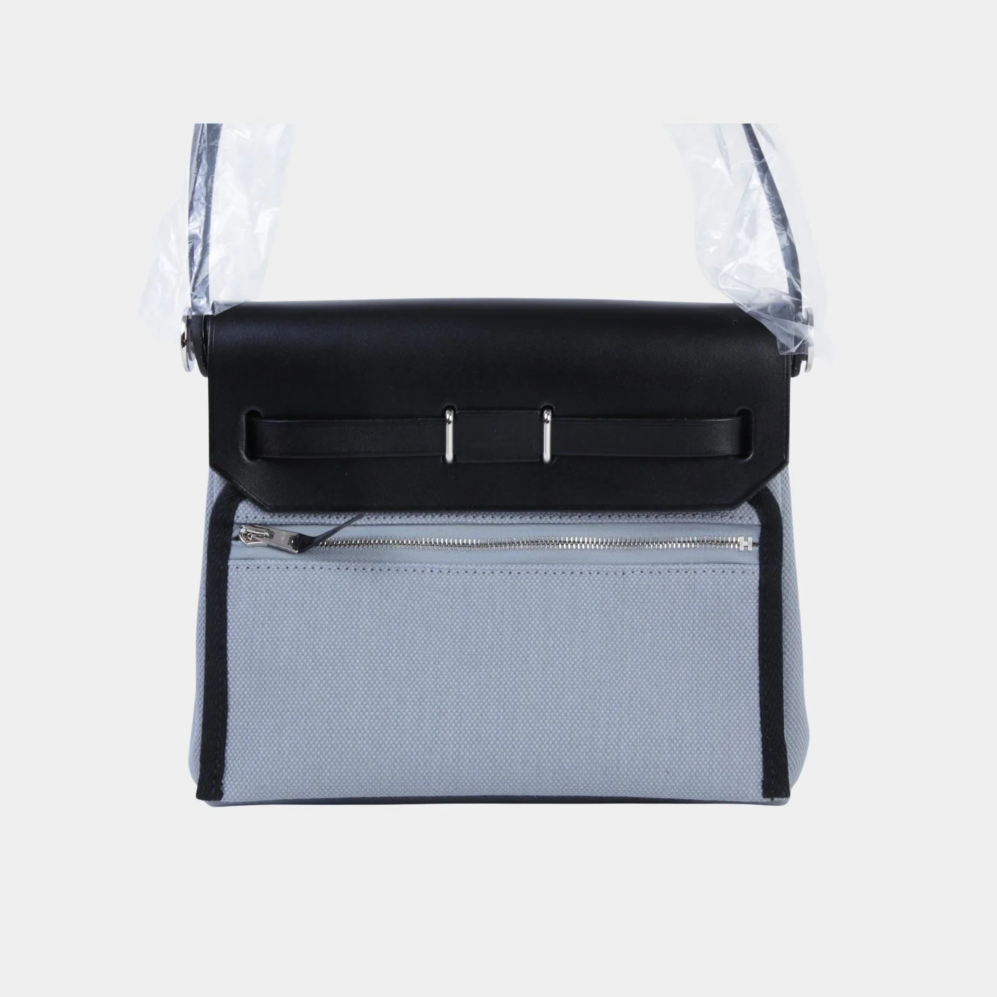 Herbag Zip Mini Vache Hunter-Canvas Black/Gris Pantin PHW - Image 2