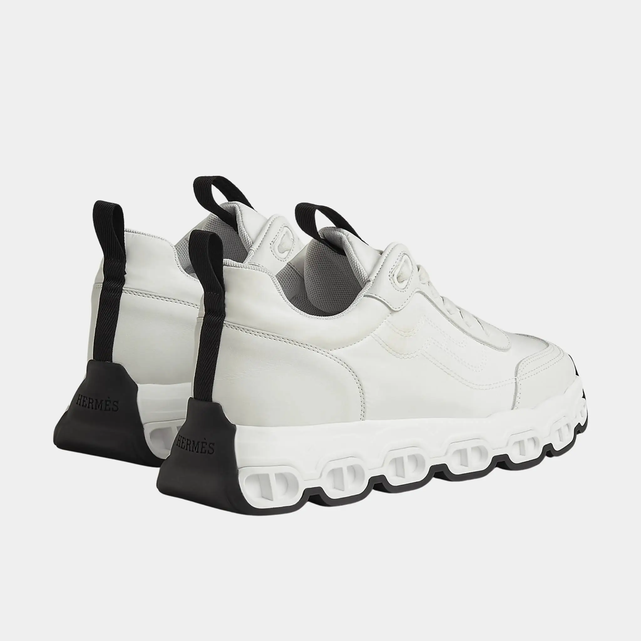 Impulse Sneakers in Parachute Fabric and Calfskin - Image 3
