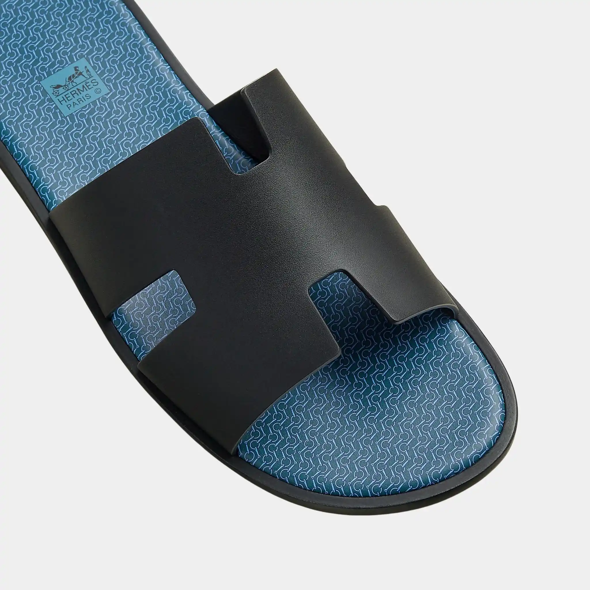 Izmir Sandal in Calfskin with Zig-zag Printed Insole - Image 3