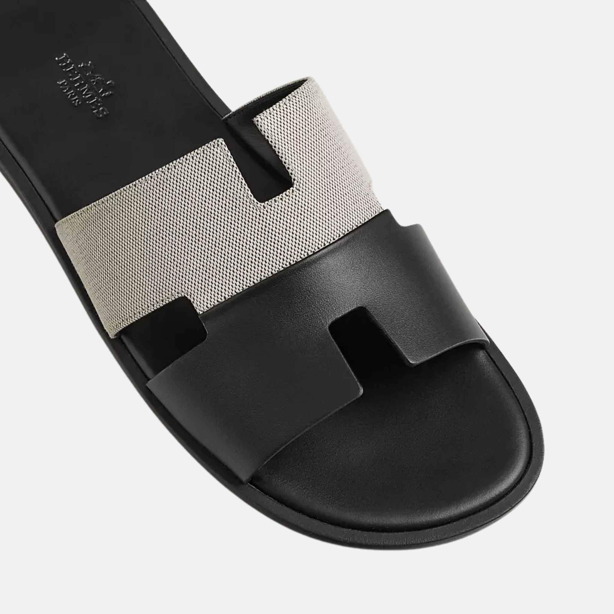 Izmir Sandal In H Canvas And Calfskin - Image 3