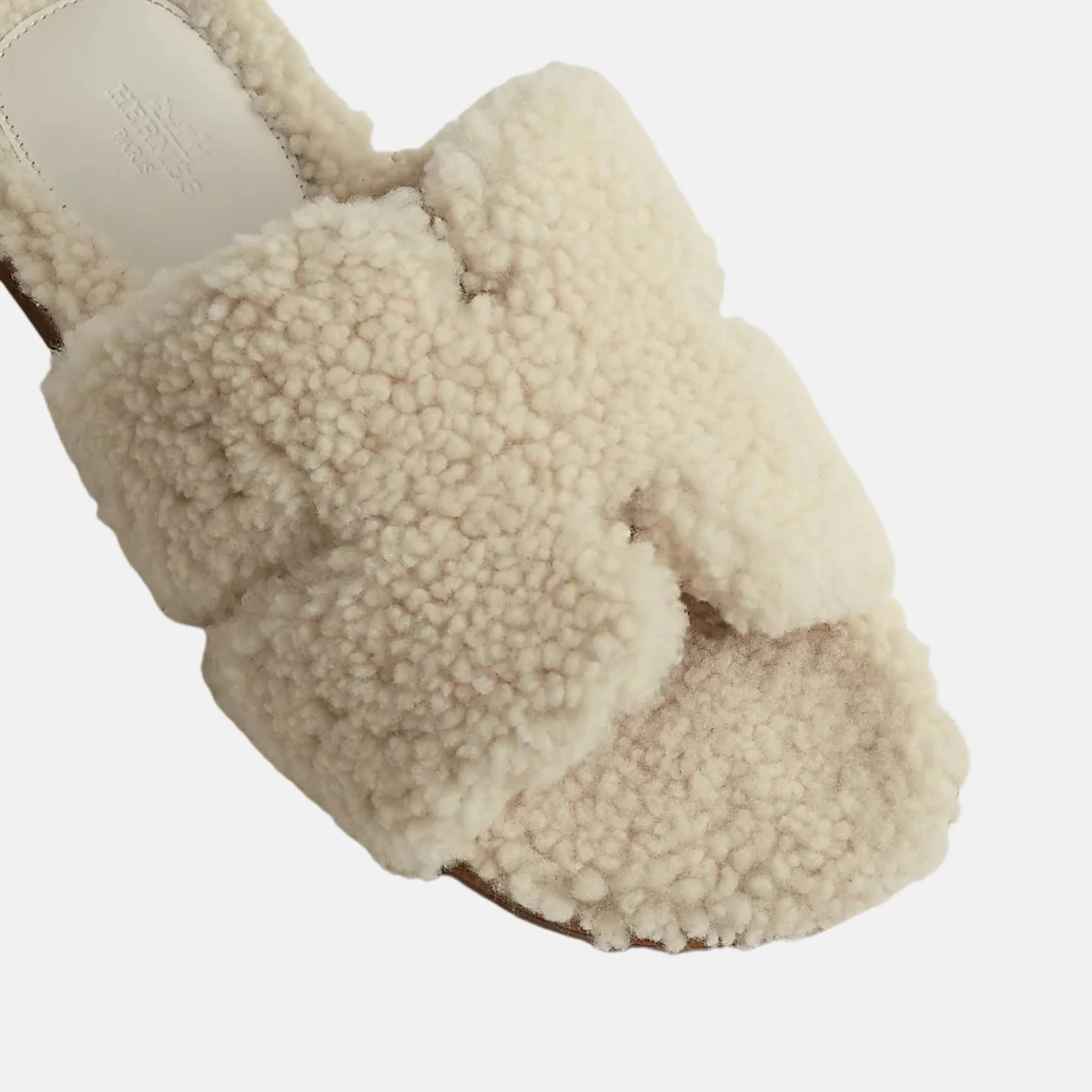 Izmir Sandal In Shearling - Image 3