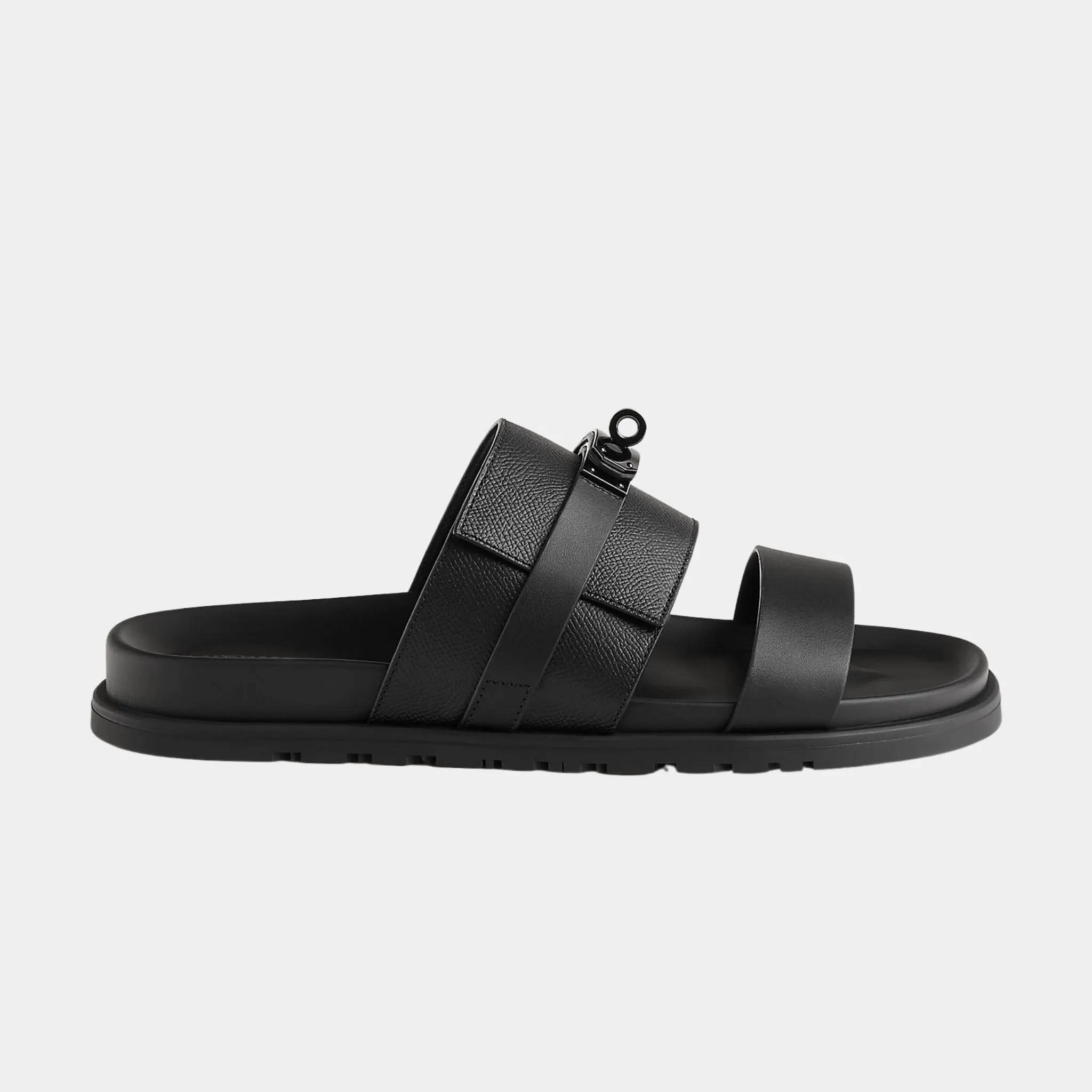 Jackson Sandal in Epsom Calfskin and Calfskin - Image 2