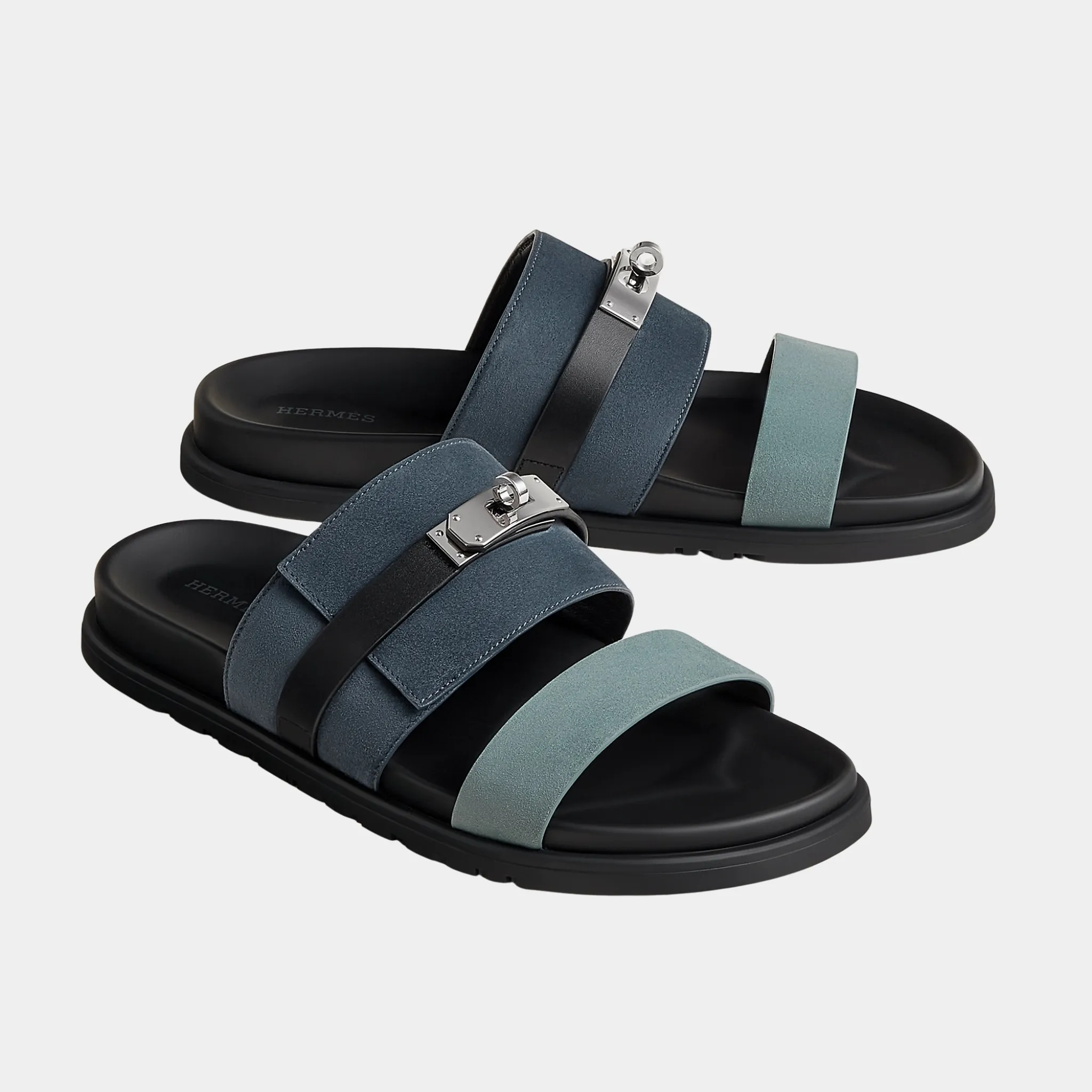 Jackson Sandals in Multicolor Suede Goatskin And Calfskin - Image 4