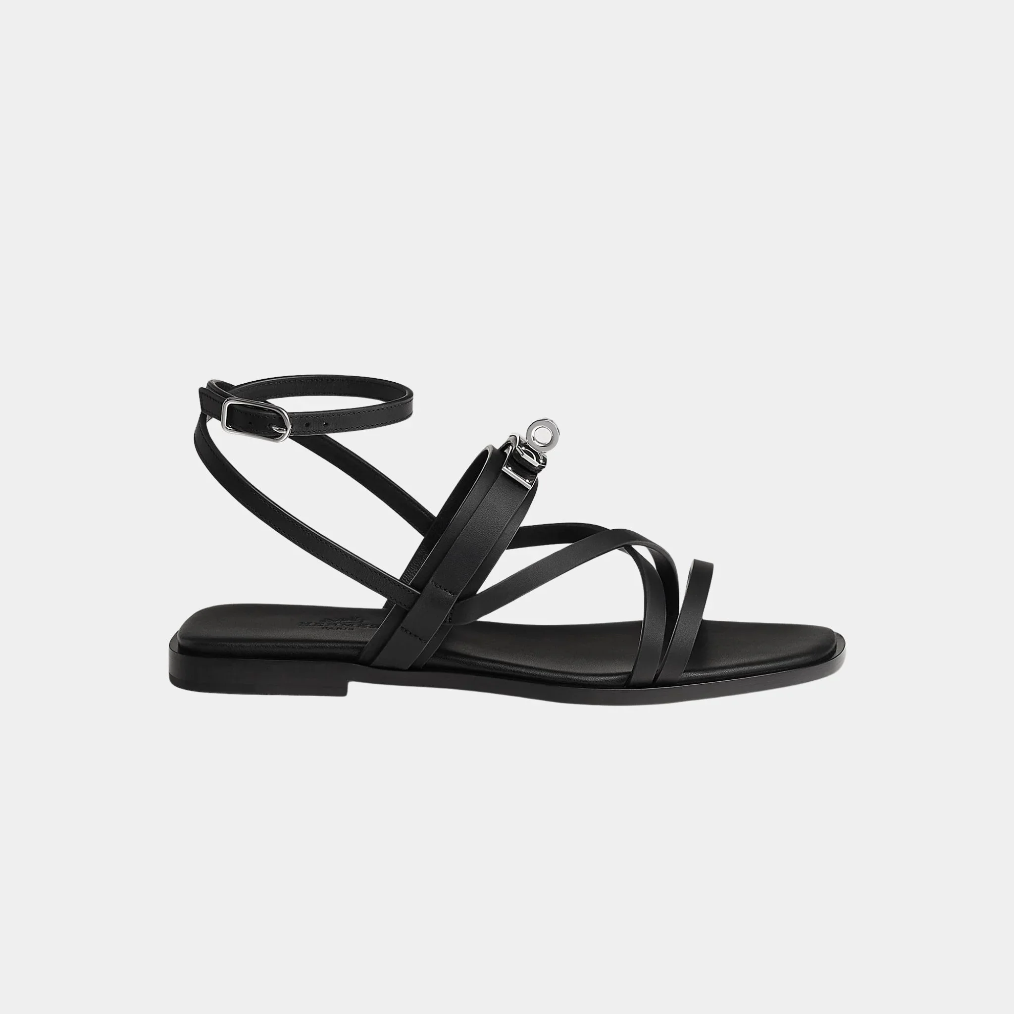 June Sandals with Straps in Calfskin - Image 2