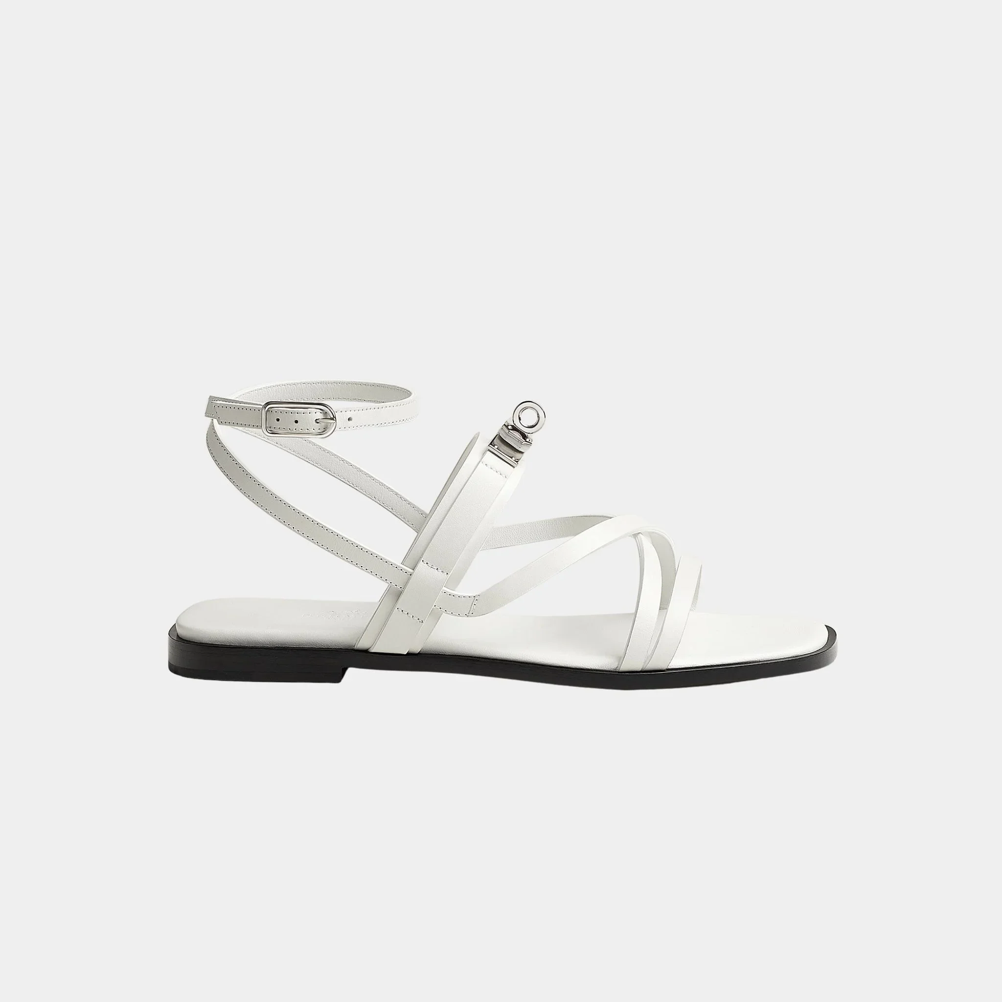June Sandals with Straps in Calfskin - Image 5