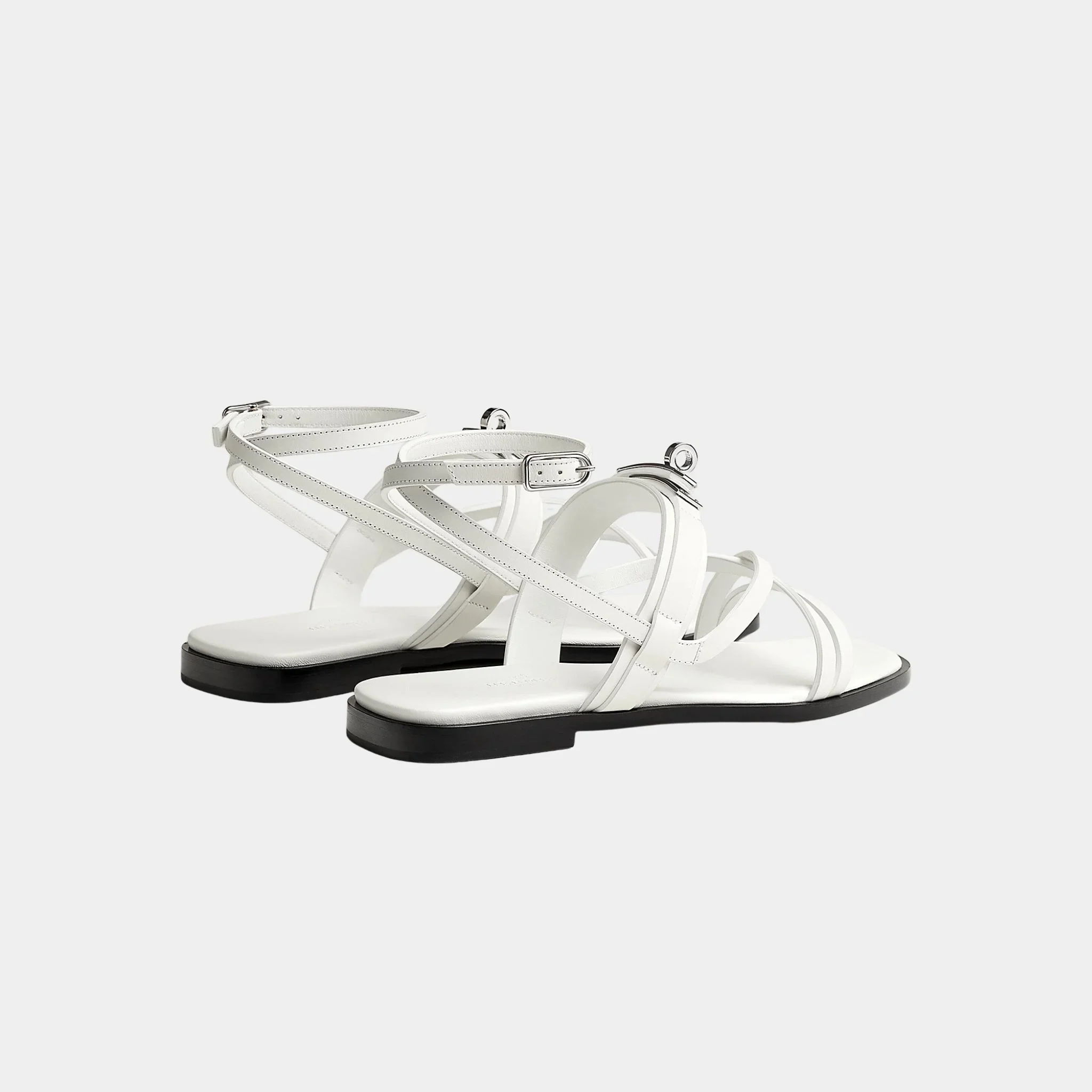 June Sandals with Straps in Calfskin - Image 6