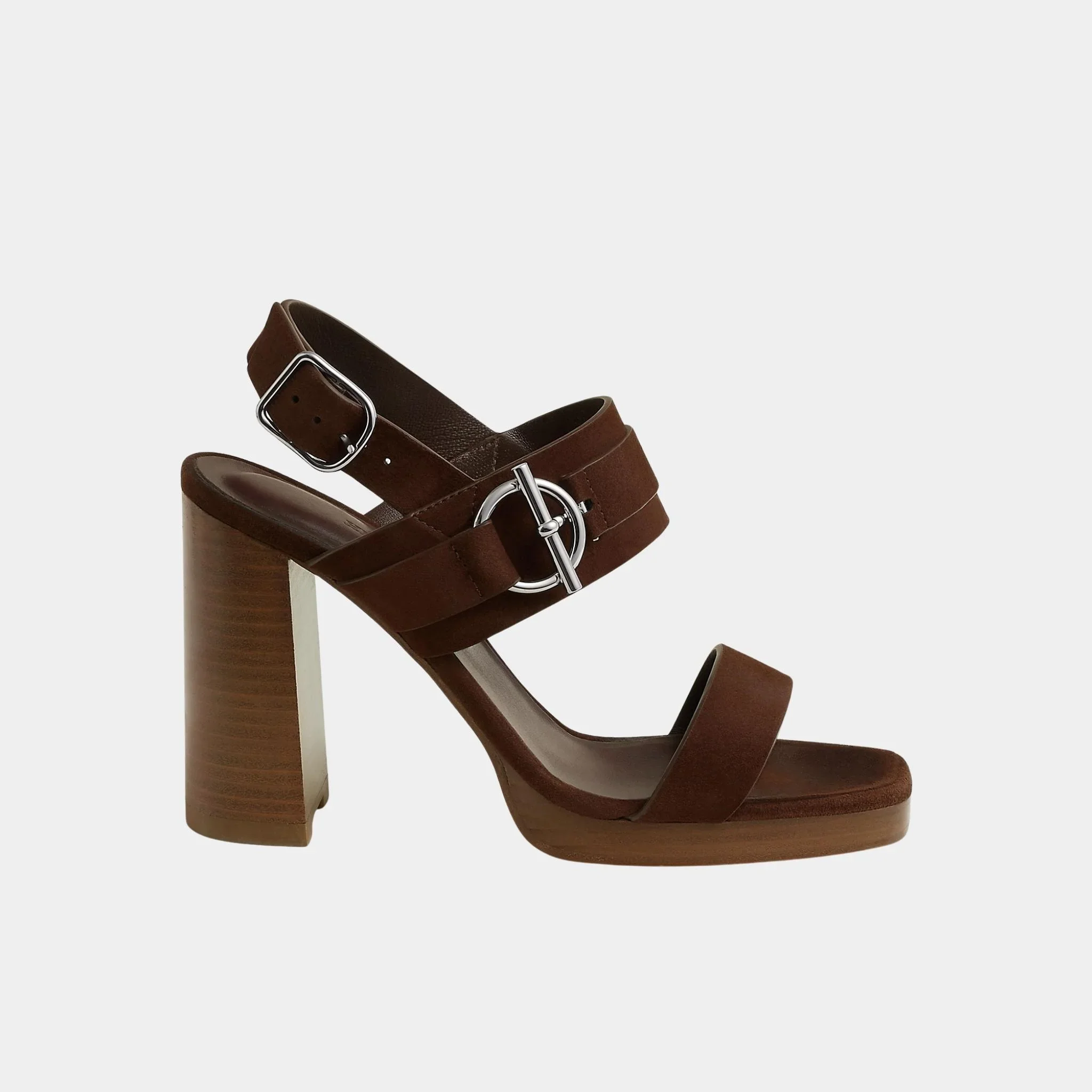 Keen 90 Heeled Sandals in Suede Goatskin - Image 2