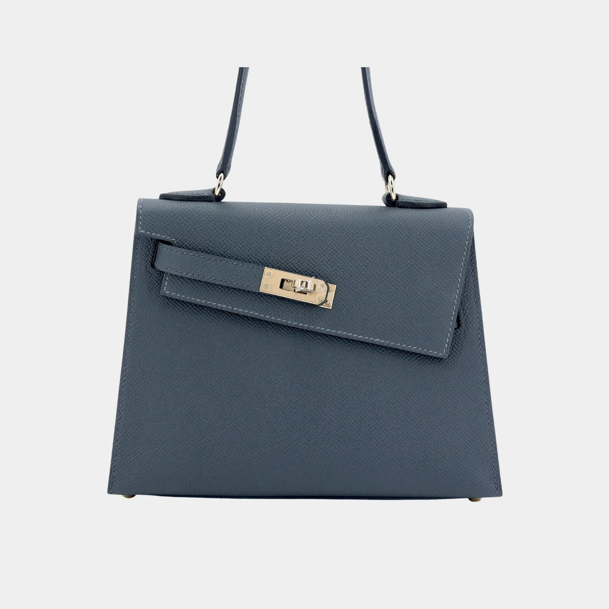 Kelly 20 En Desordre Epsom Gris Misty PBHW