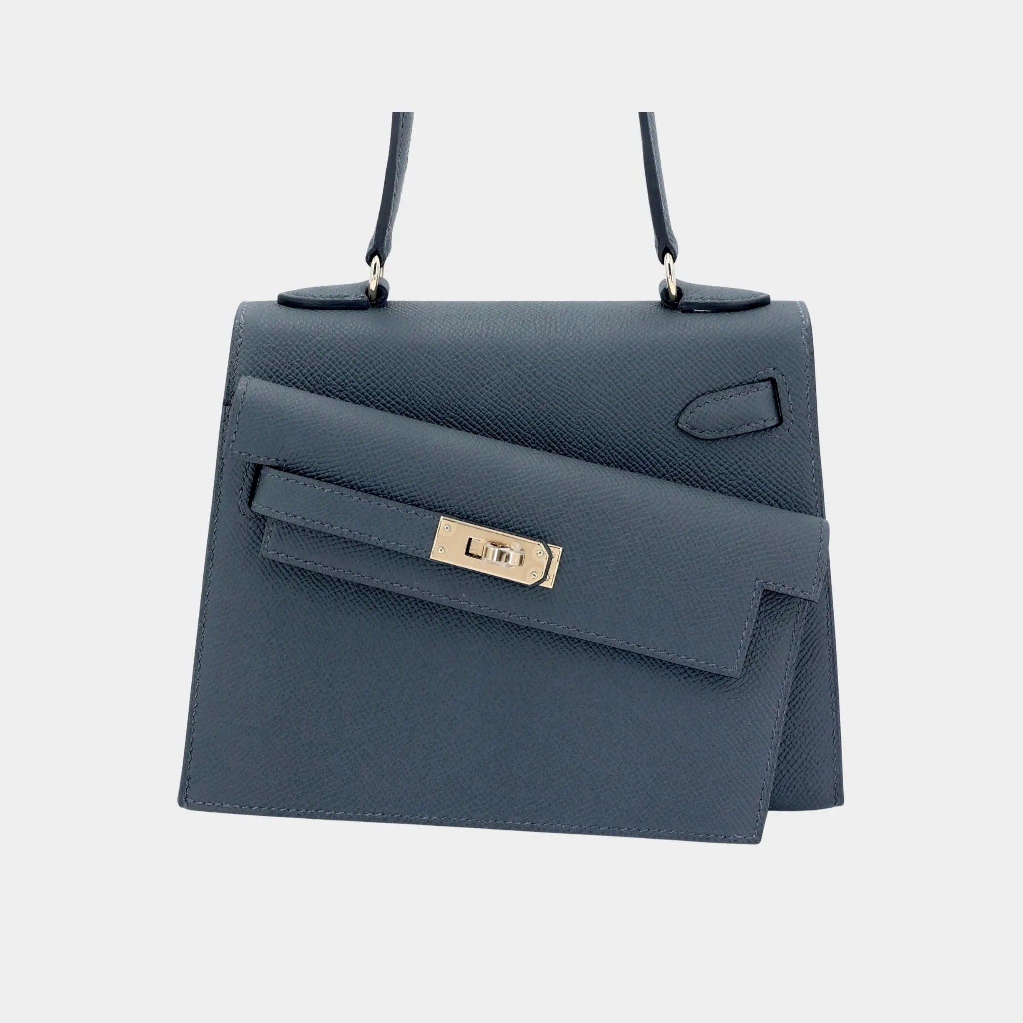 Kelly 20 En Desordre Epsom Gris Misty PBHW - Image 2