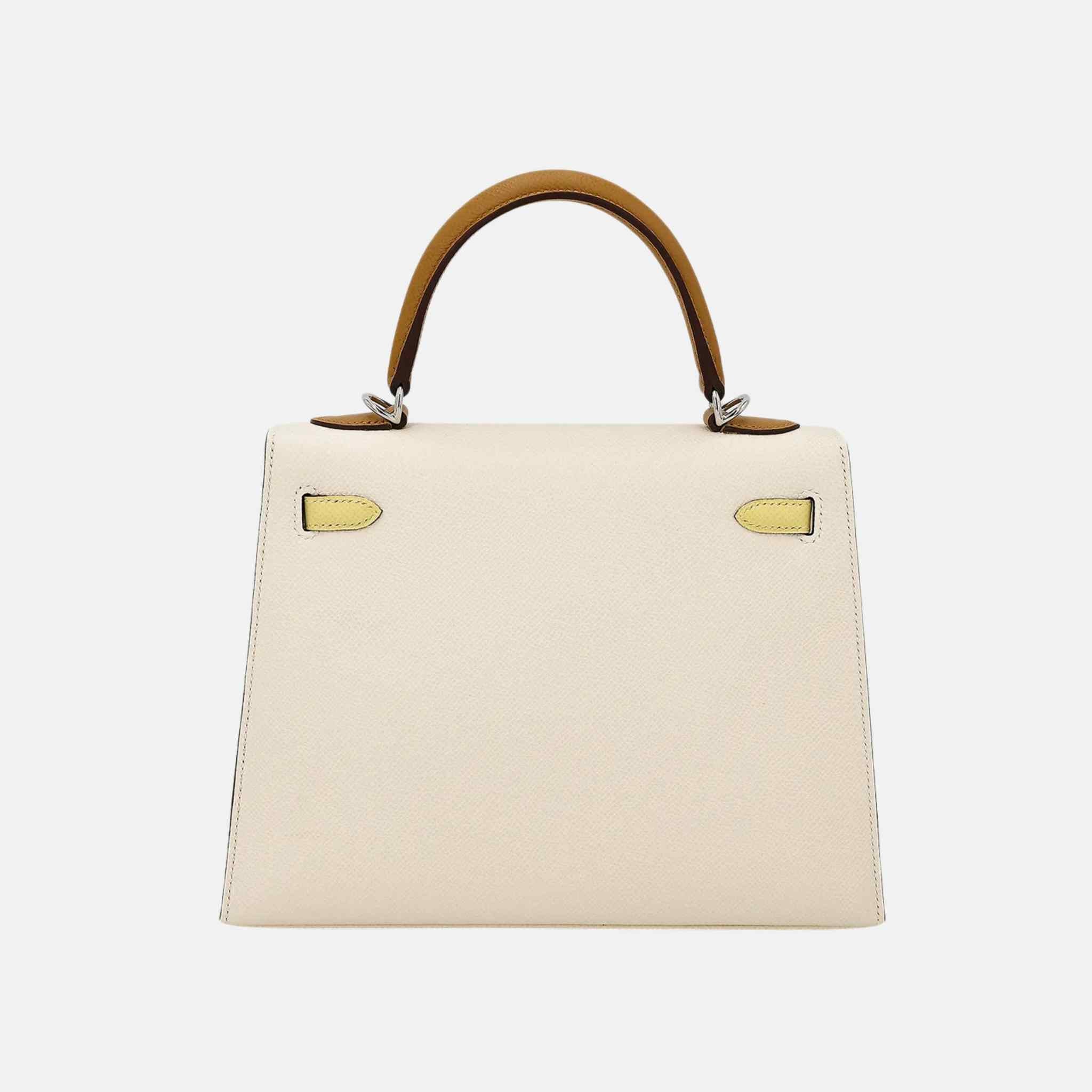 Kelly 25 Espom Nata/Jaune Poussin/Sesame PHW - Image 2