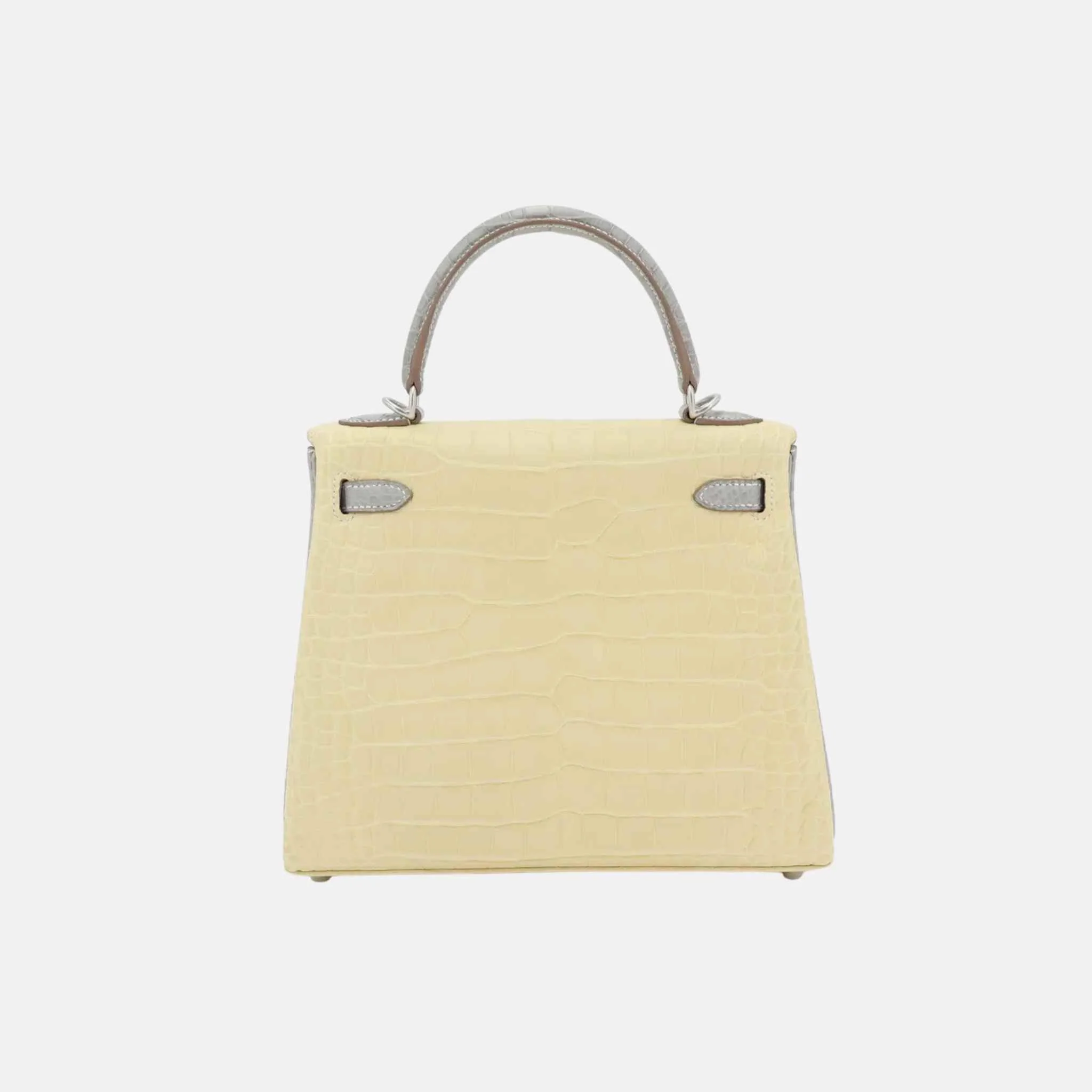 Kelly 25 HSS Alligator Vanille/Gris Perle BPHW - Image 2