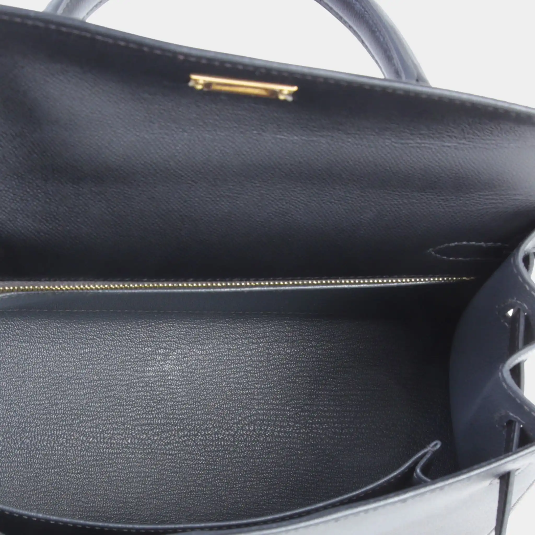 Kelly 25 Madame Black/Gris Misty GHW - Image 3