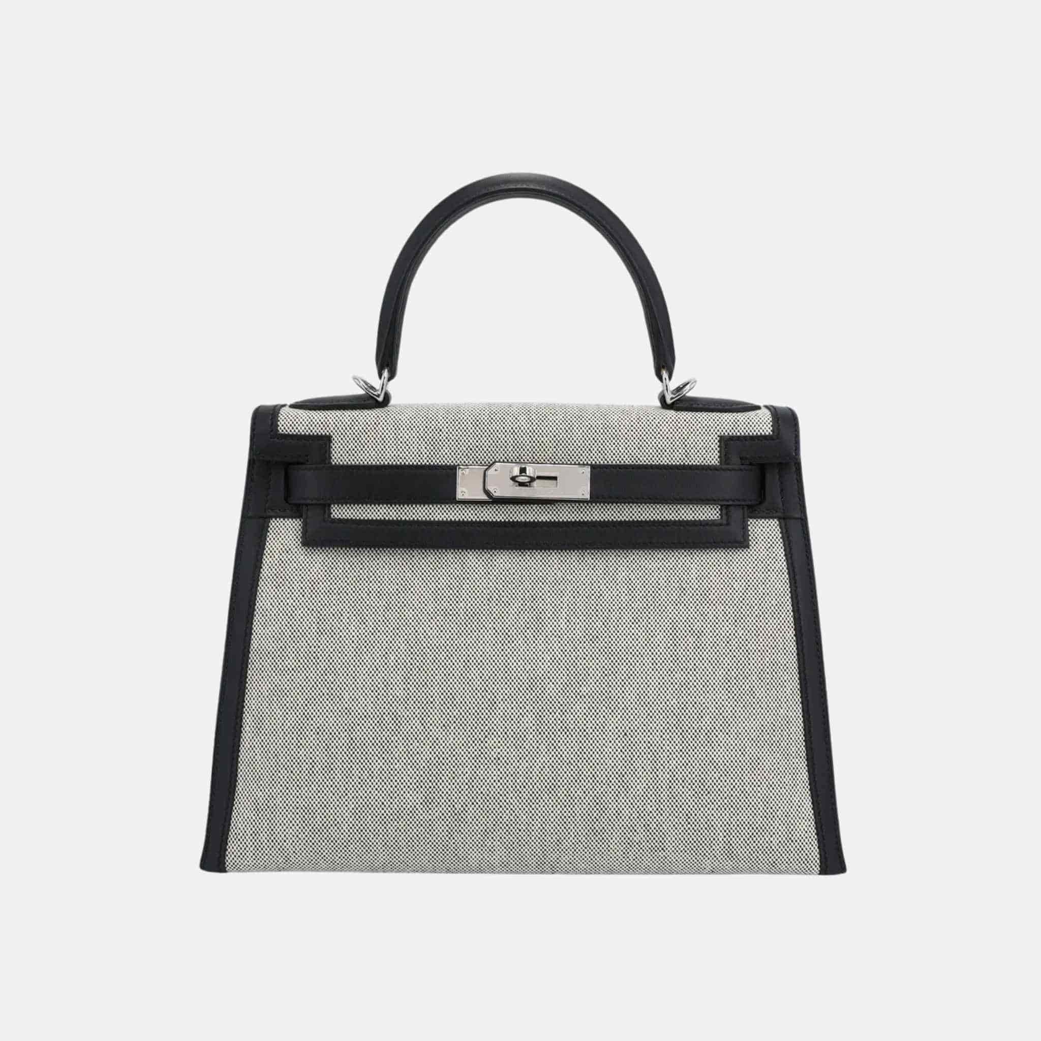 Kelly 28 Swift Toile H Canvas Black PHW