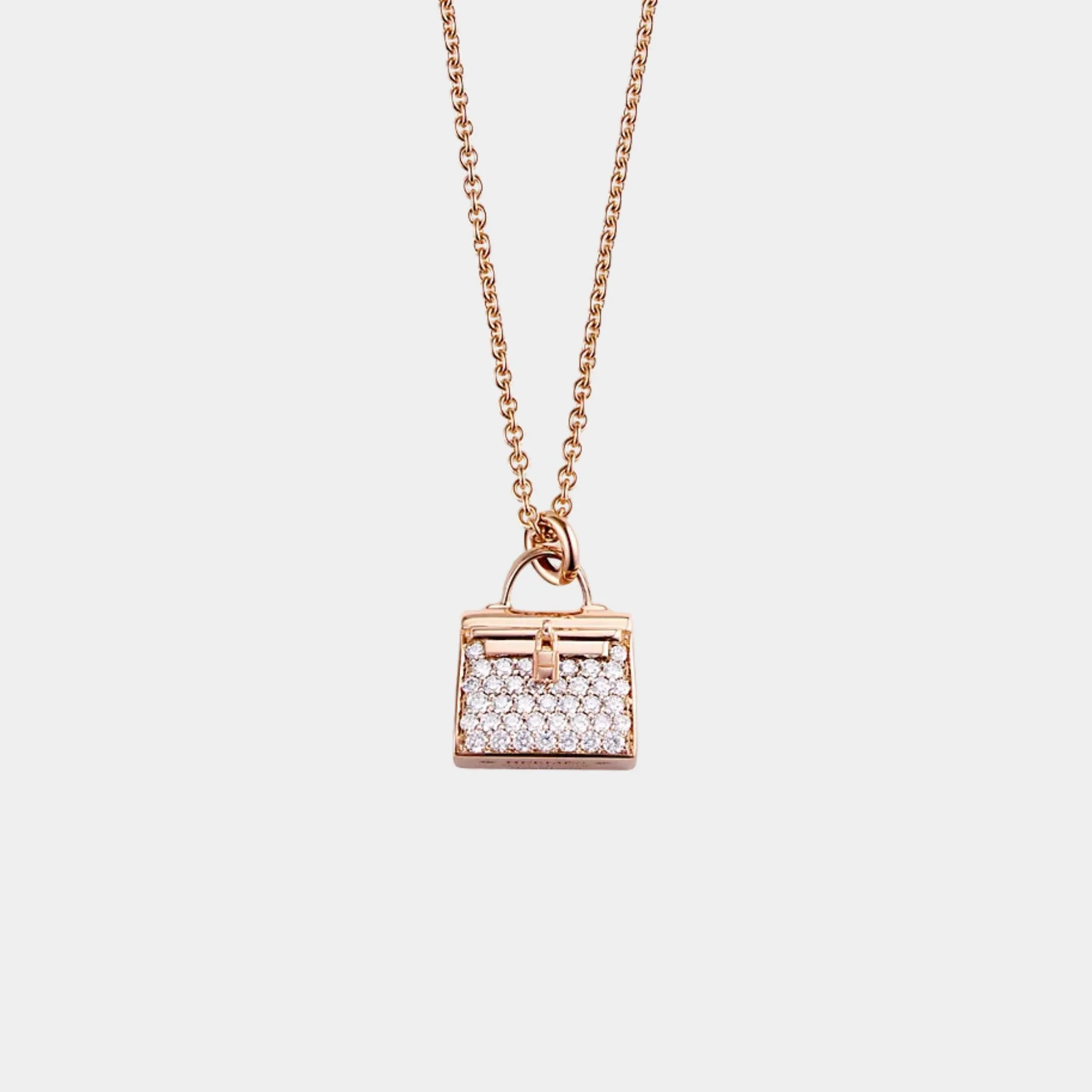 Kelly Amulets Pendant Rose Gold - Diamonds - Image 2