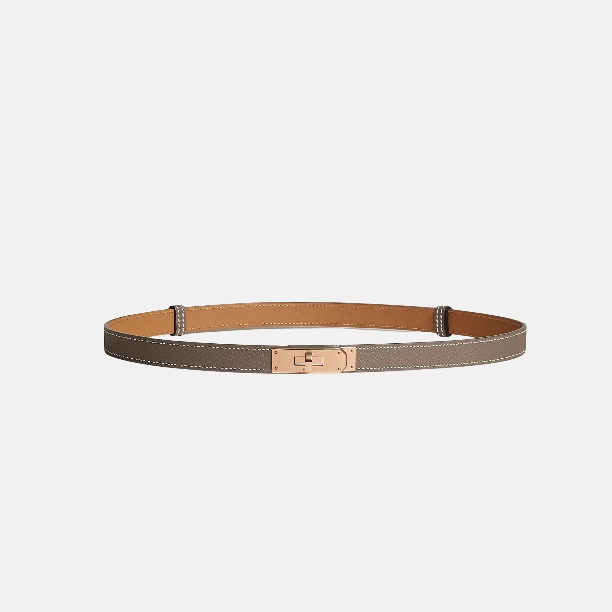 Kelly Belt 18 Epsom Calfskin in Rose Gold - Image 2