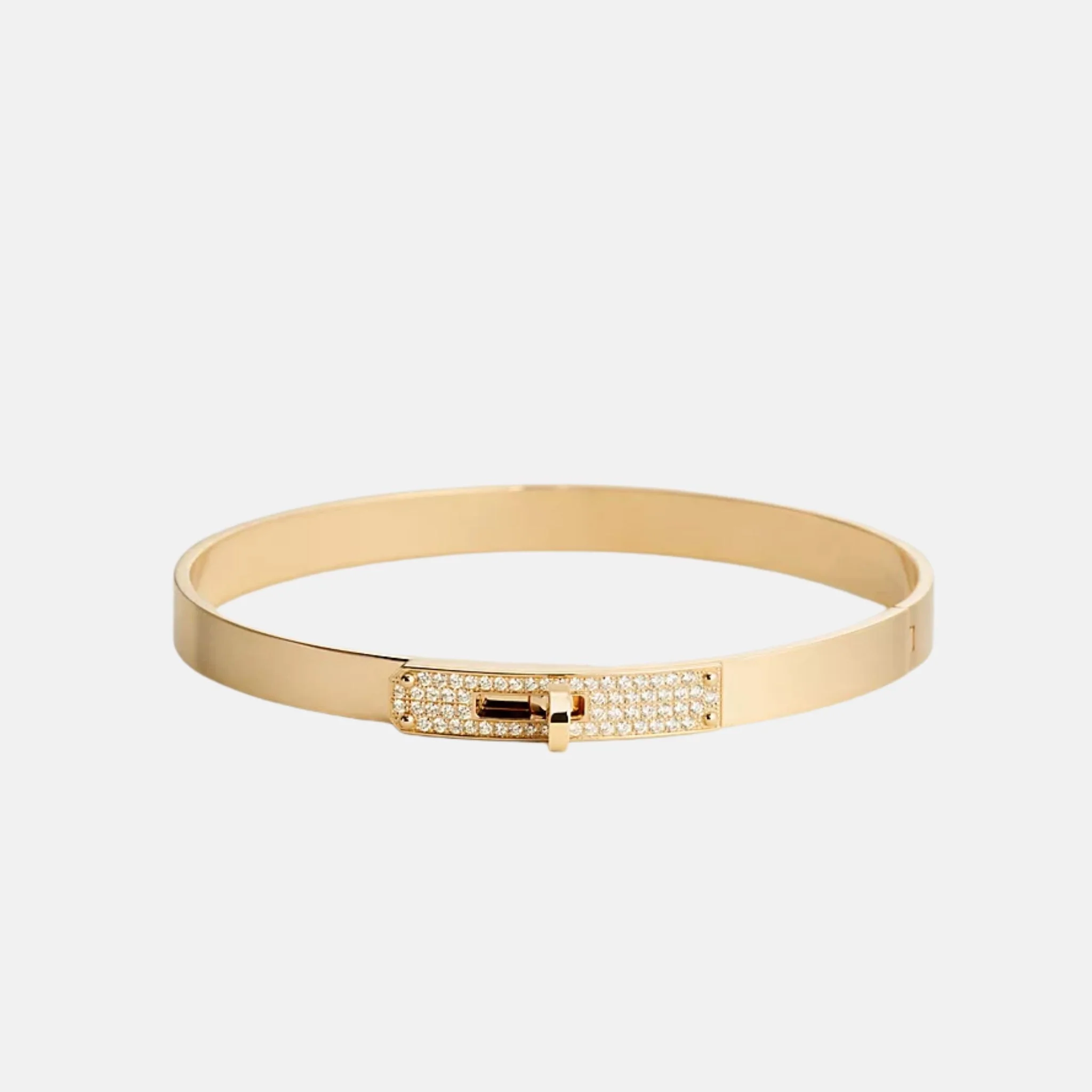 Kelly Bracelet Small Model Yellow Gold Diamond