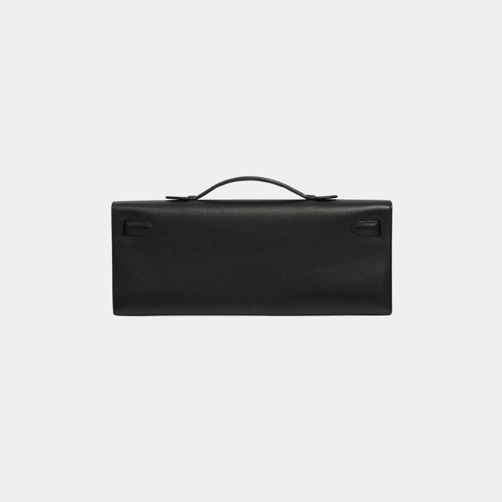 Kelly Cut Clutch Swift Black GHW - Image 2