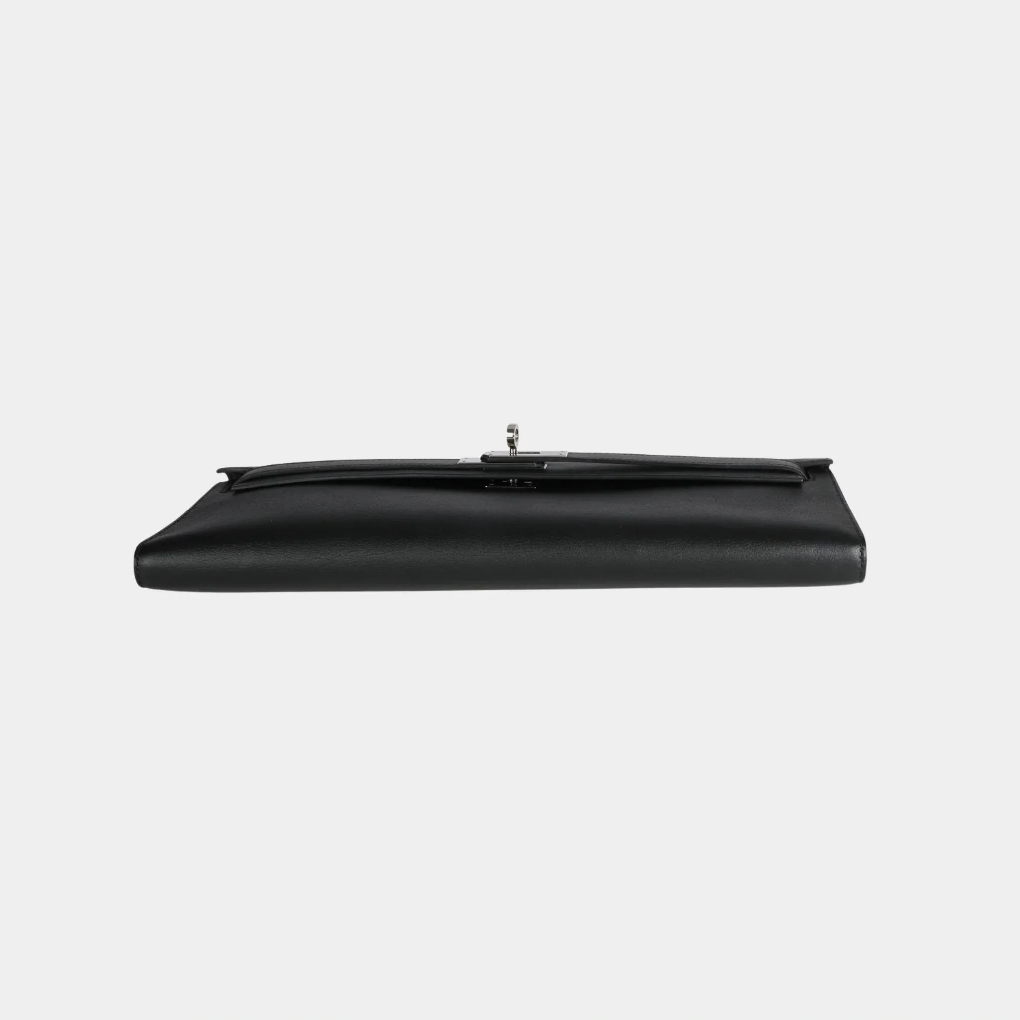 Kelly Cut Clutch Swift Black PHW - Image 3