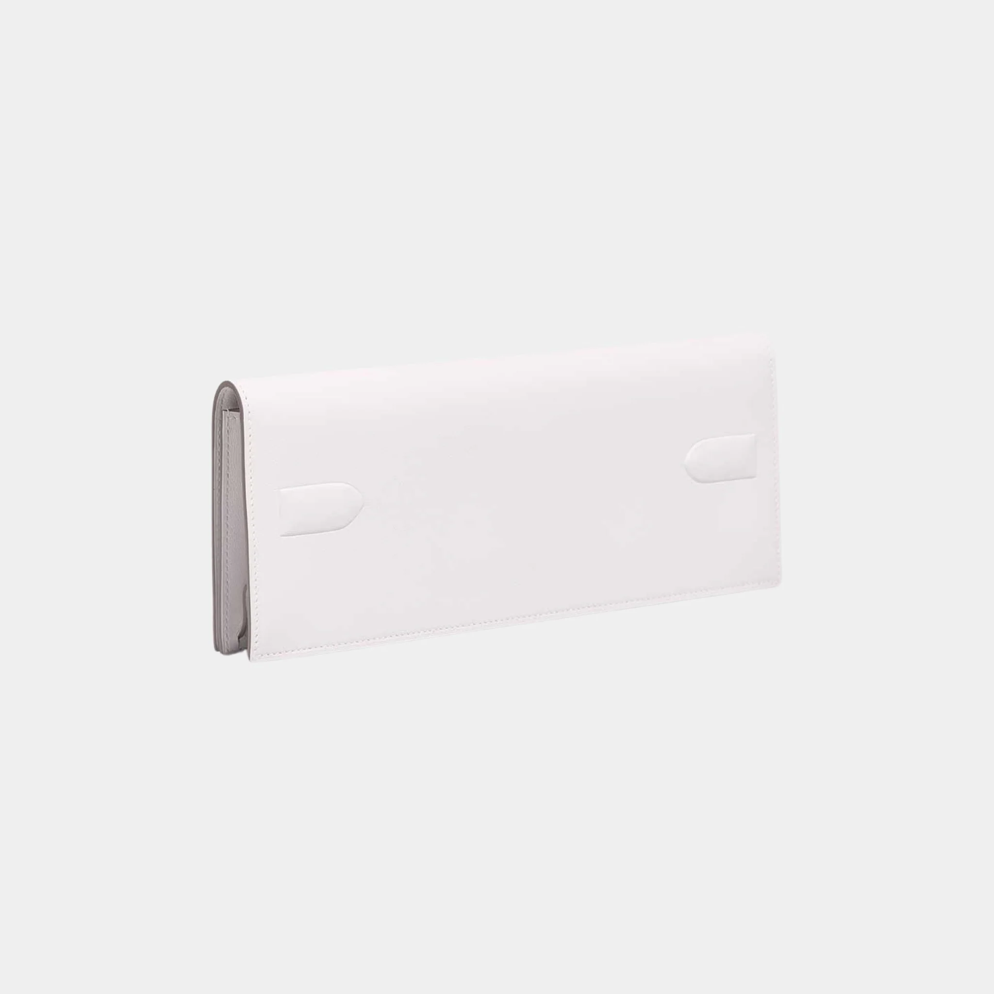Kelly Cut Shadow Clutch Swift New White - Image 3