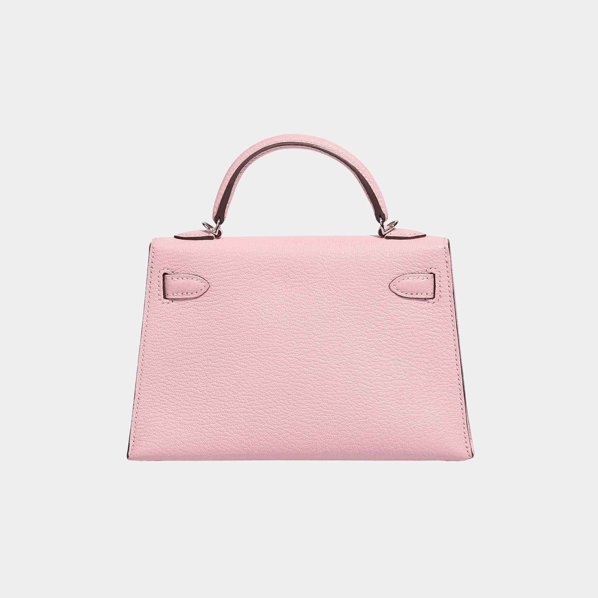 Kelly Mini Chevre Rose Sakura PHW - Image 2
