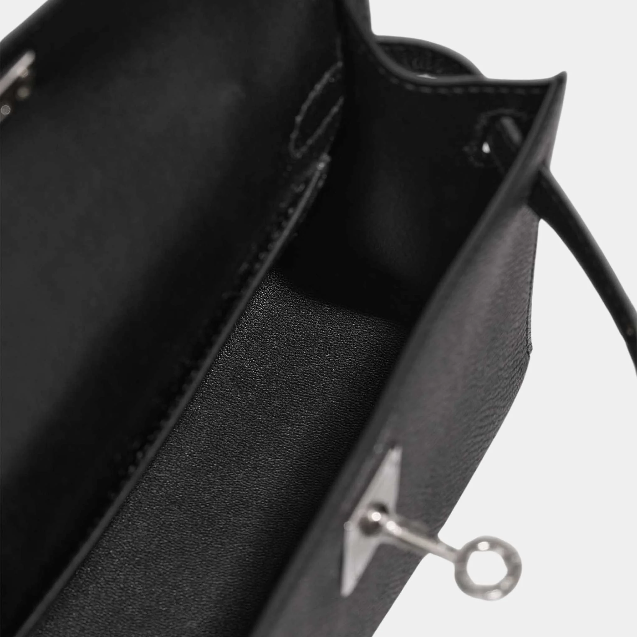 Kelly Mini Epsom Black PHW - Image 3