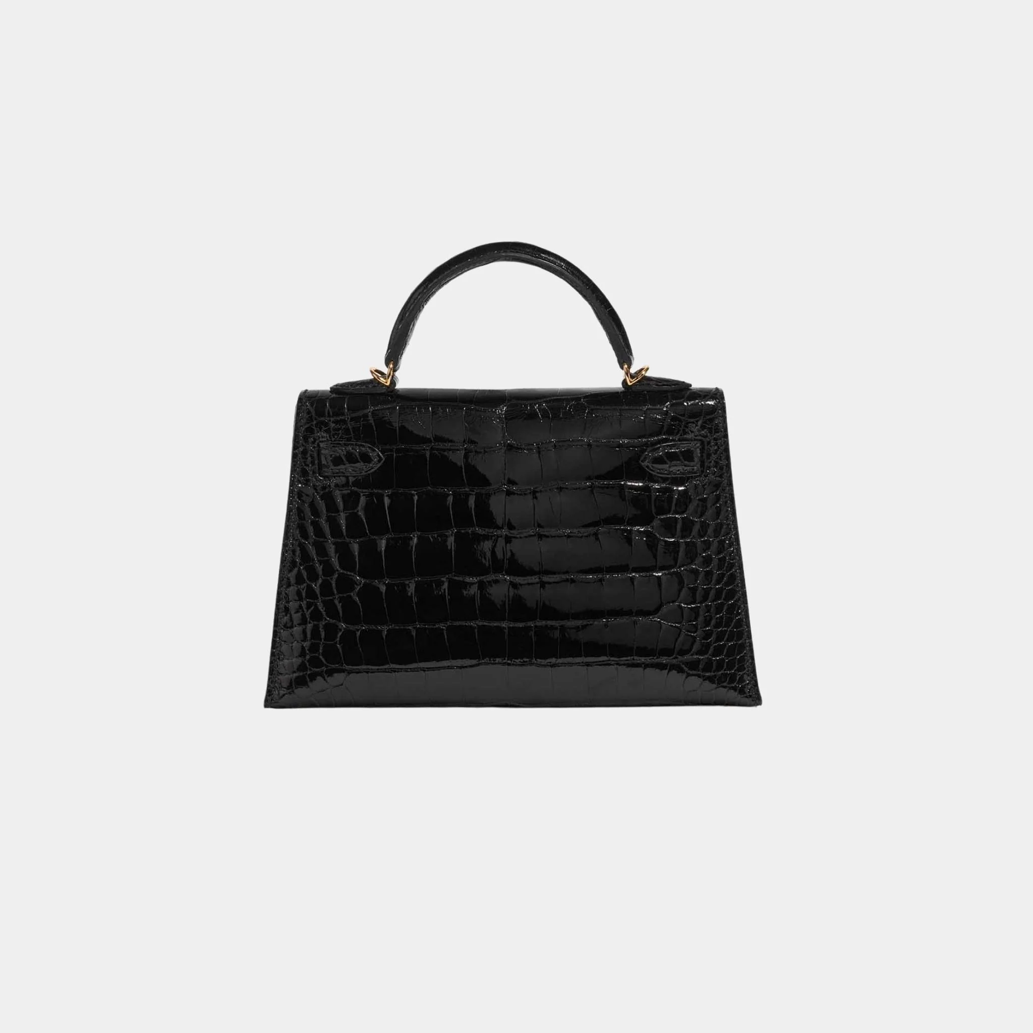 Kelly Mini II 20 Shiny Alligator Black - Image 3