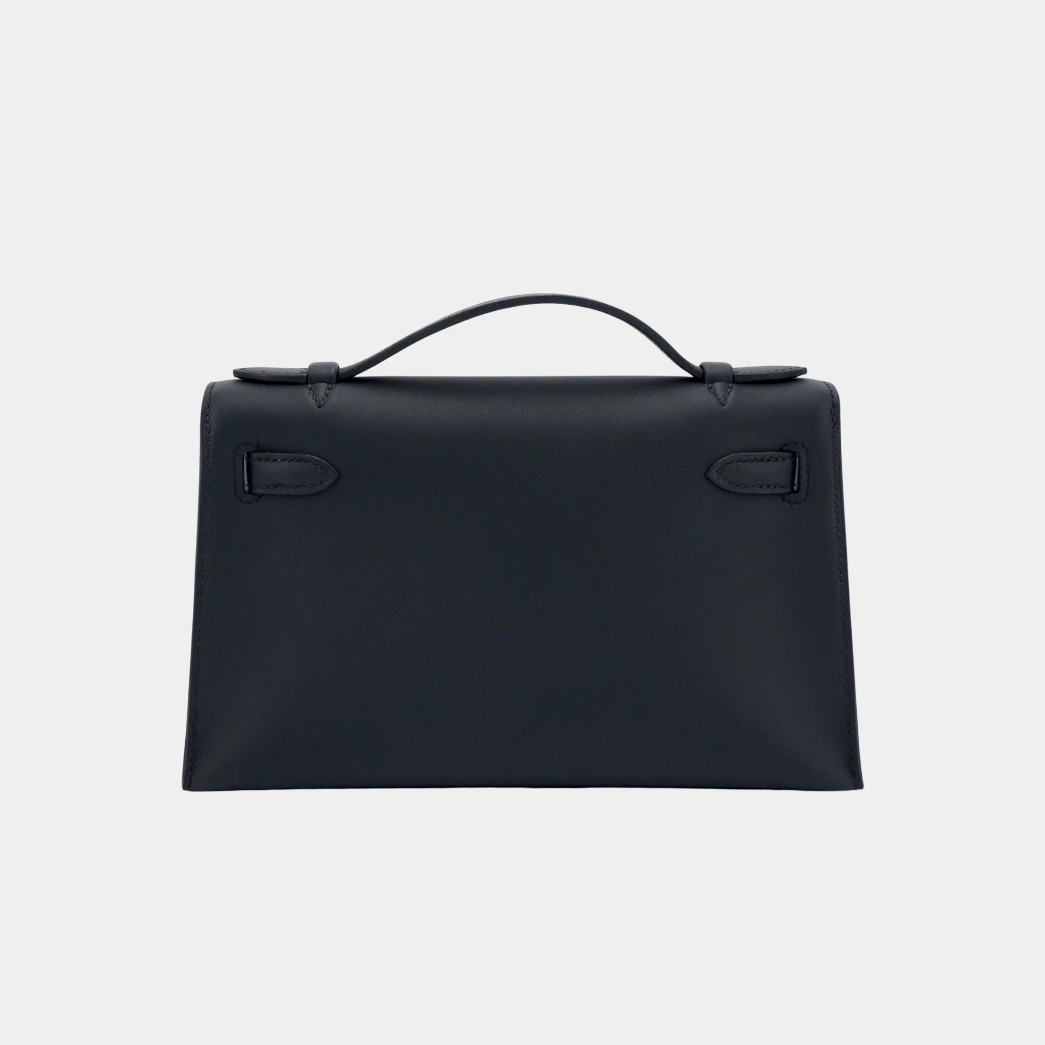 Kelly Pochette Swift Black PHW - Image 2
