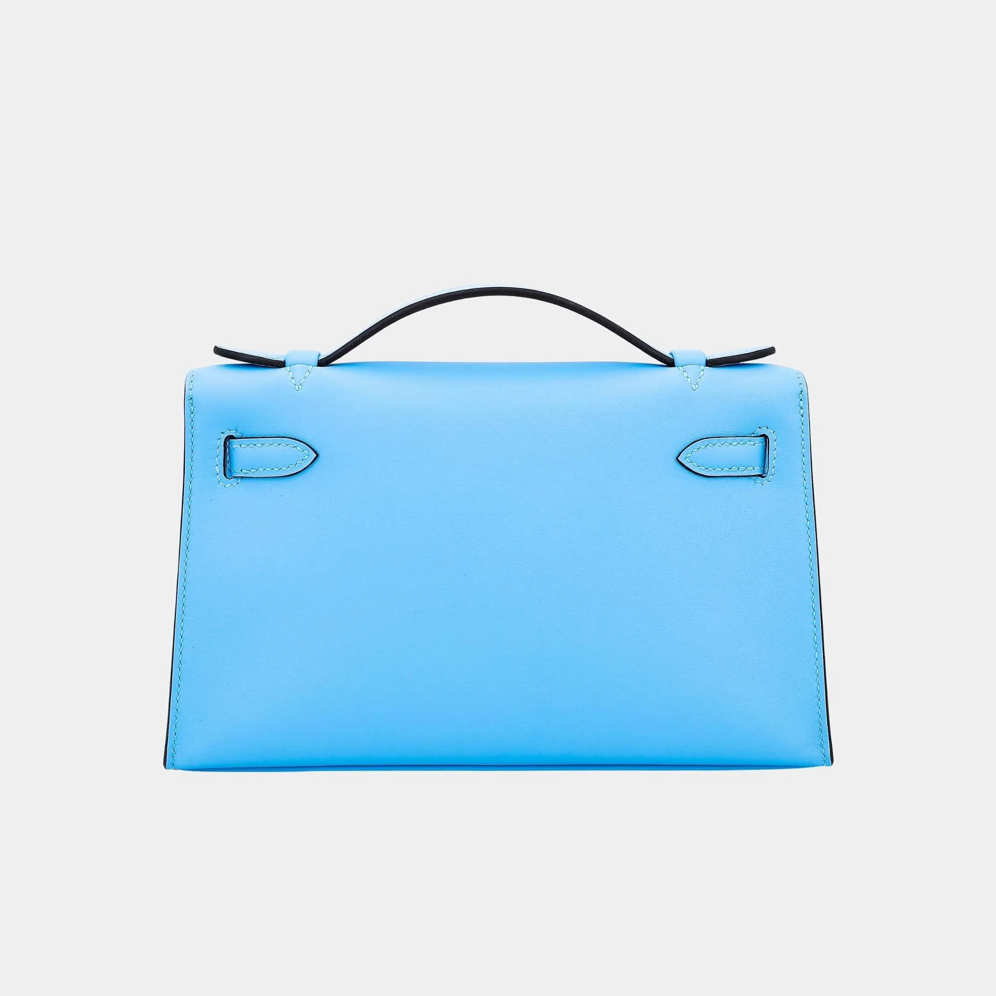 Kelly Pochette Swift Celeste GHW - Image 2
