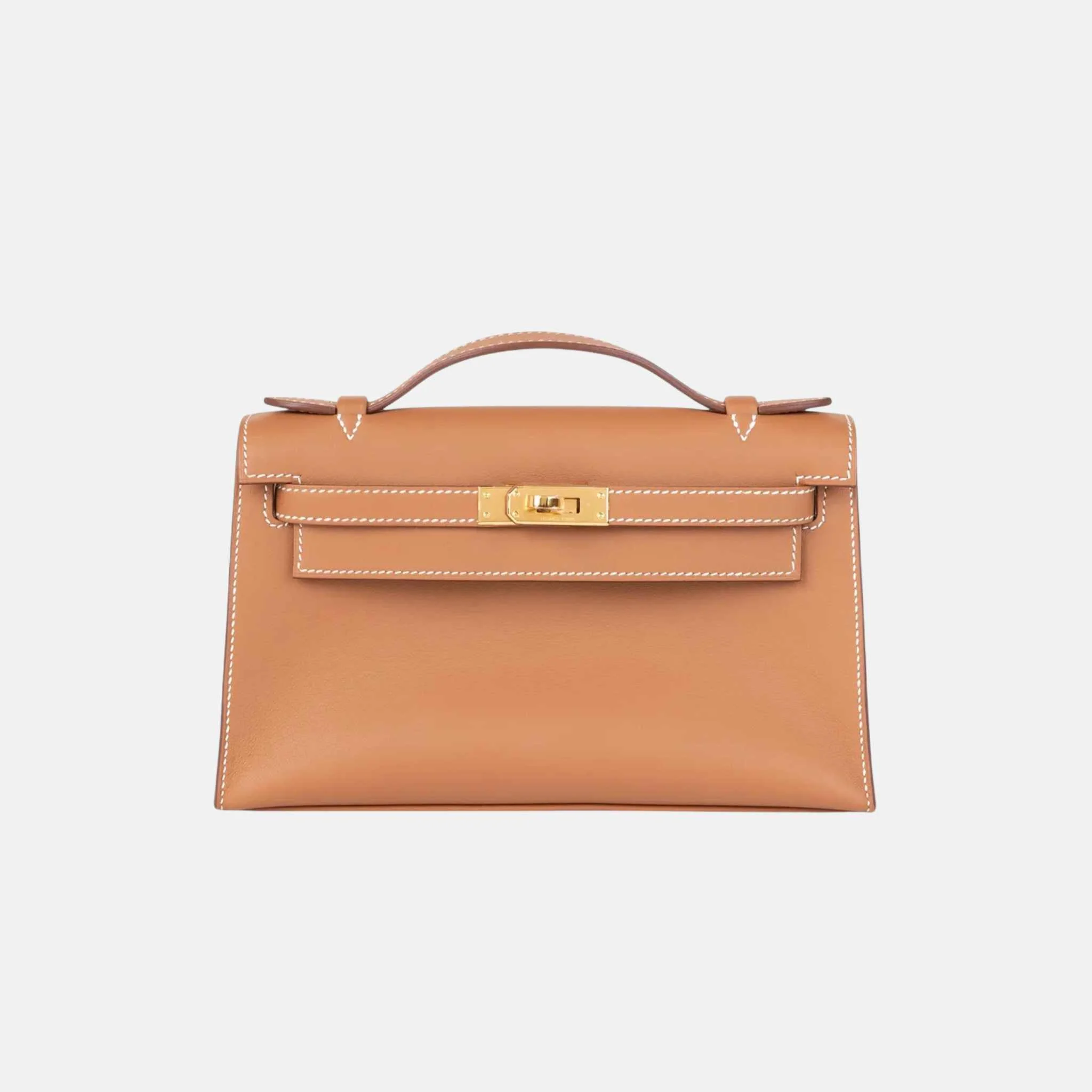 Kelly Pochette Swift Gold GHW