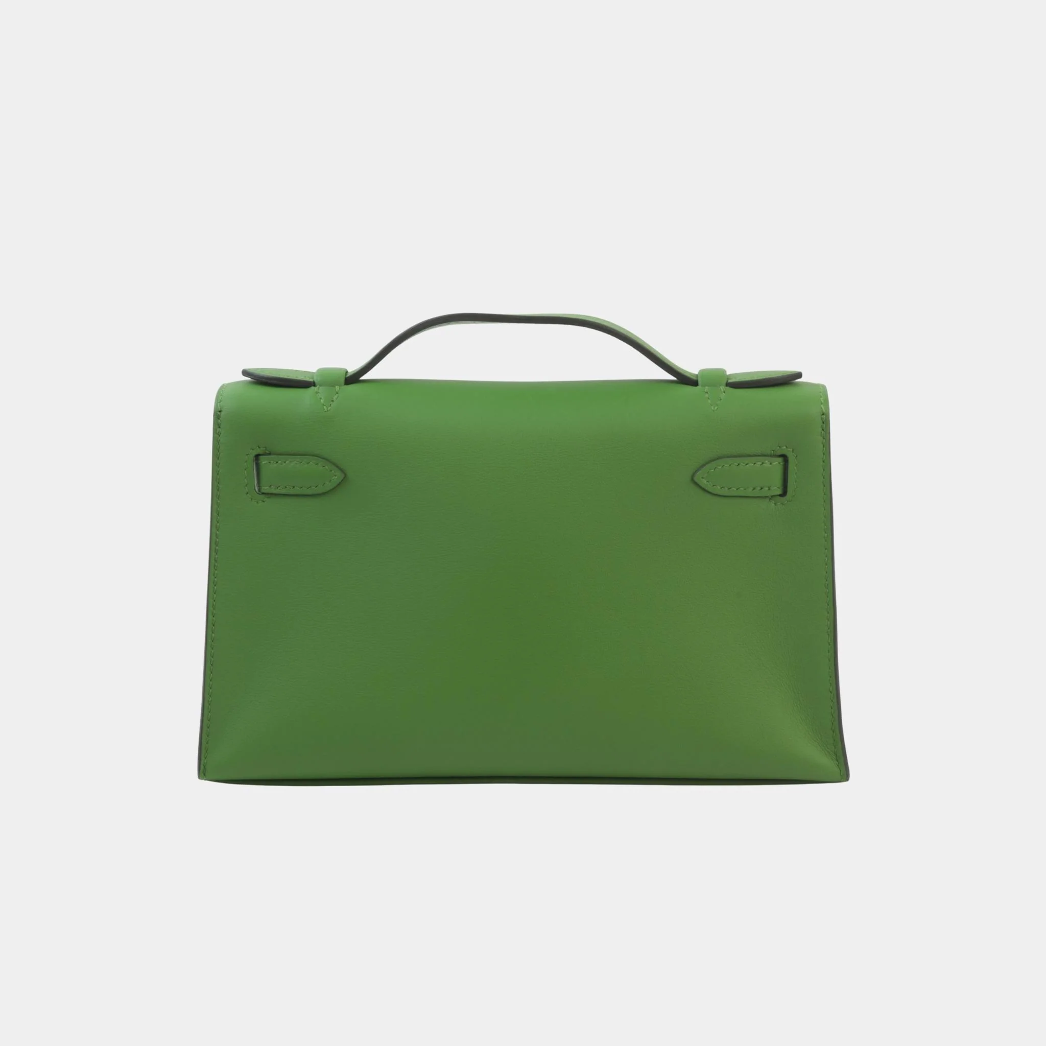 Kelly Pochette Swift Vert Yucca GHW - Image 2