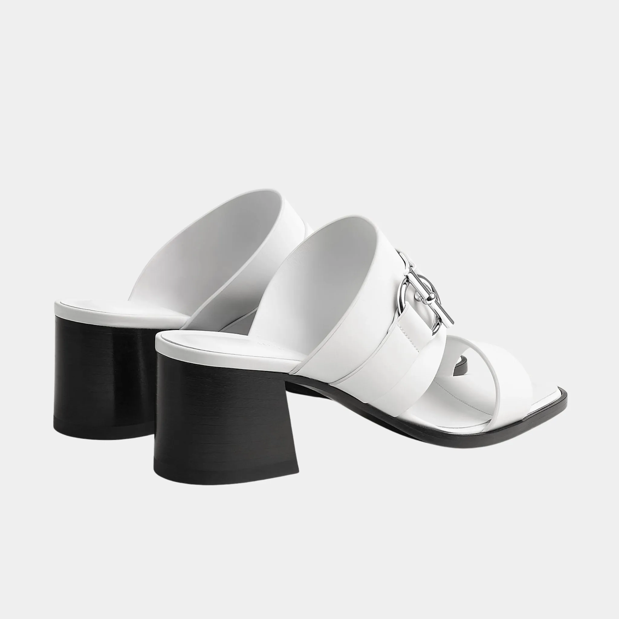 Kute 60 Heeled Sandals in Calfskin - Image 6