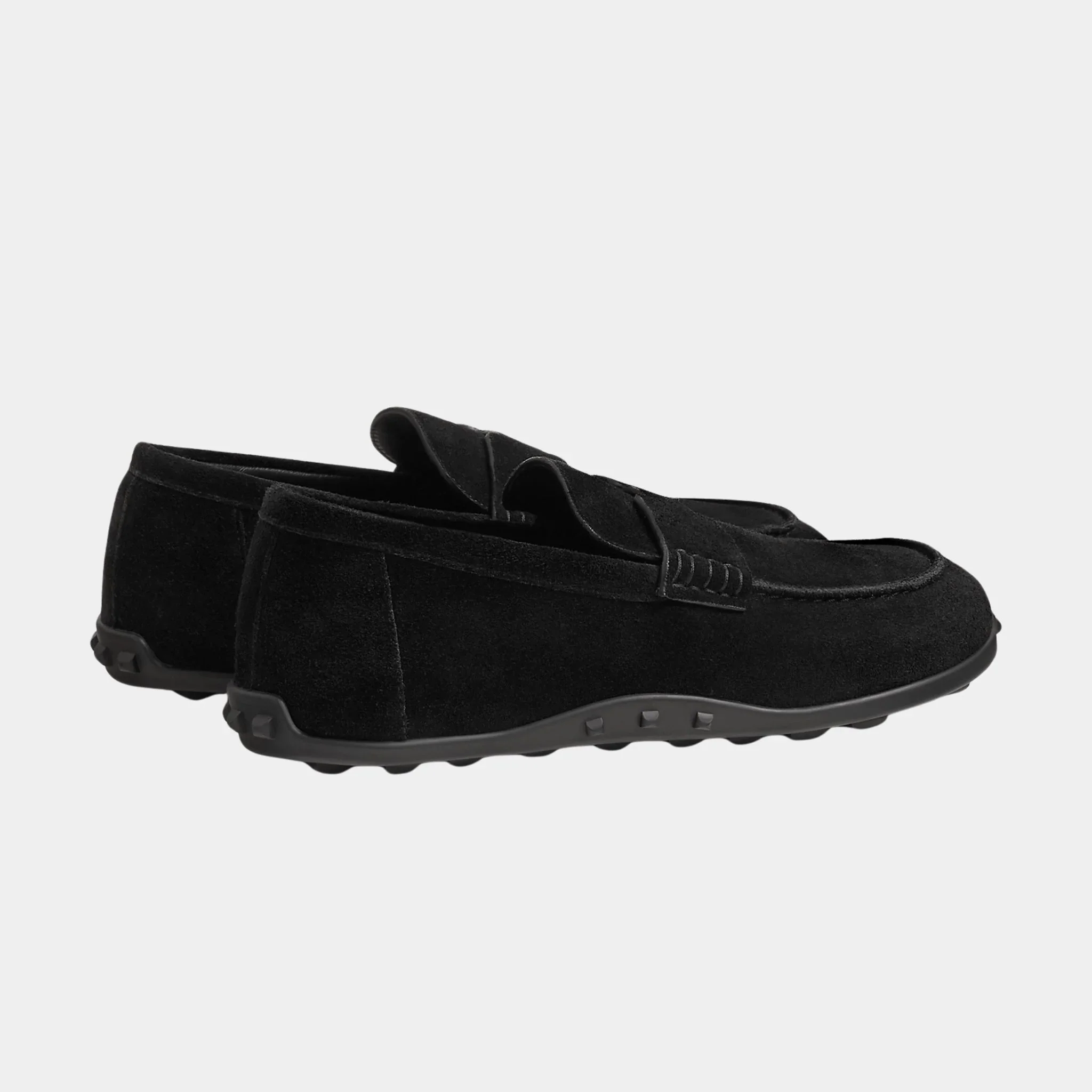 Lazy Loafers in Suede Calfskin - Image 6