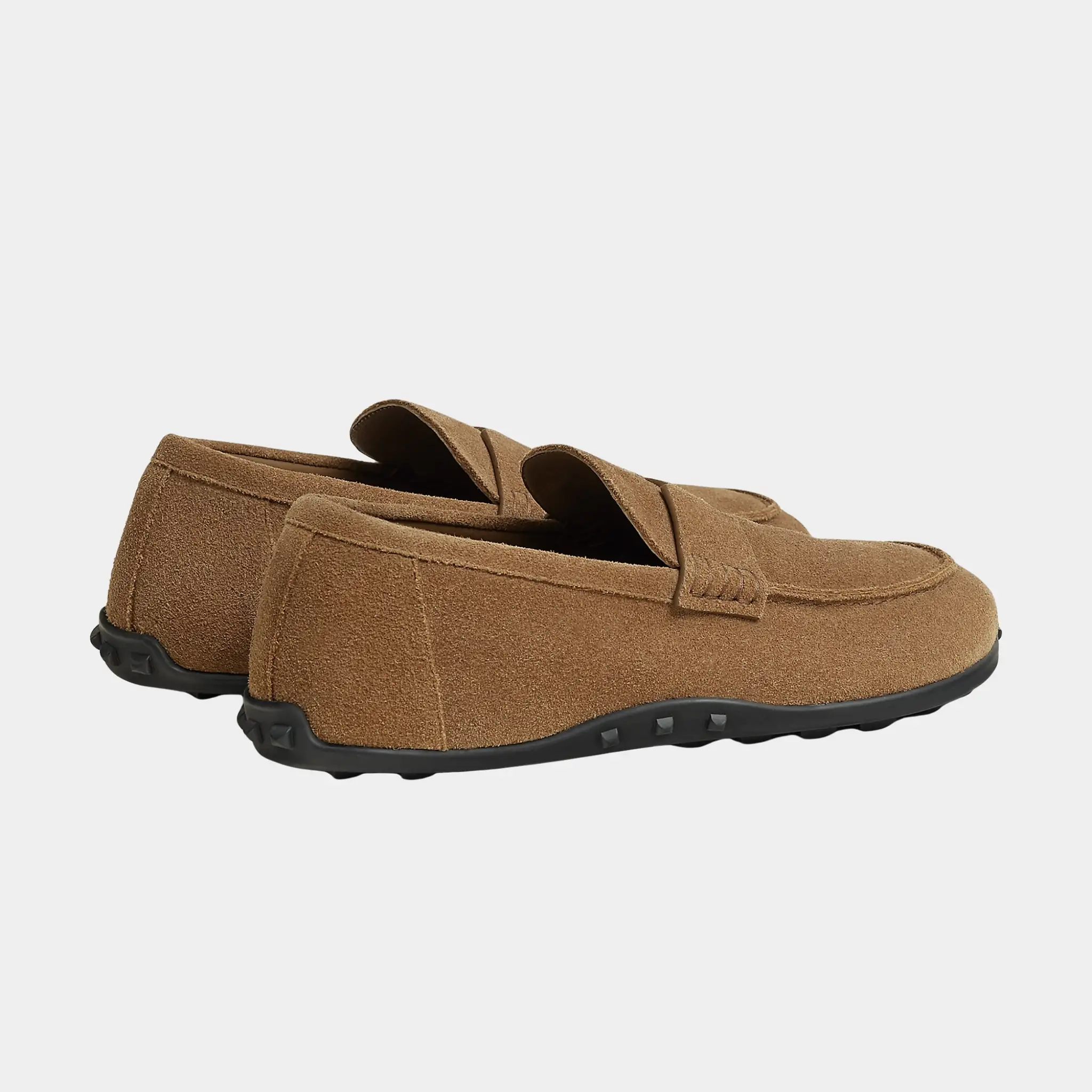 Lazy Loafers in Suede Calfskin - Image 9