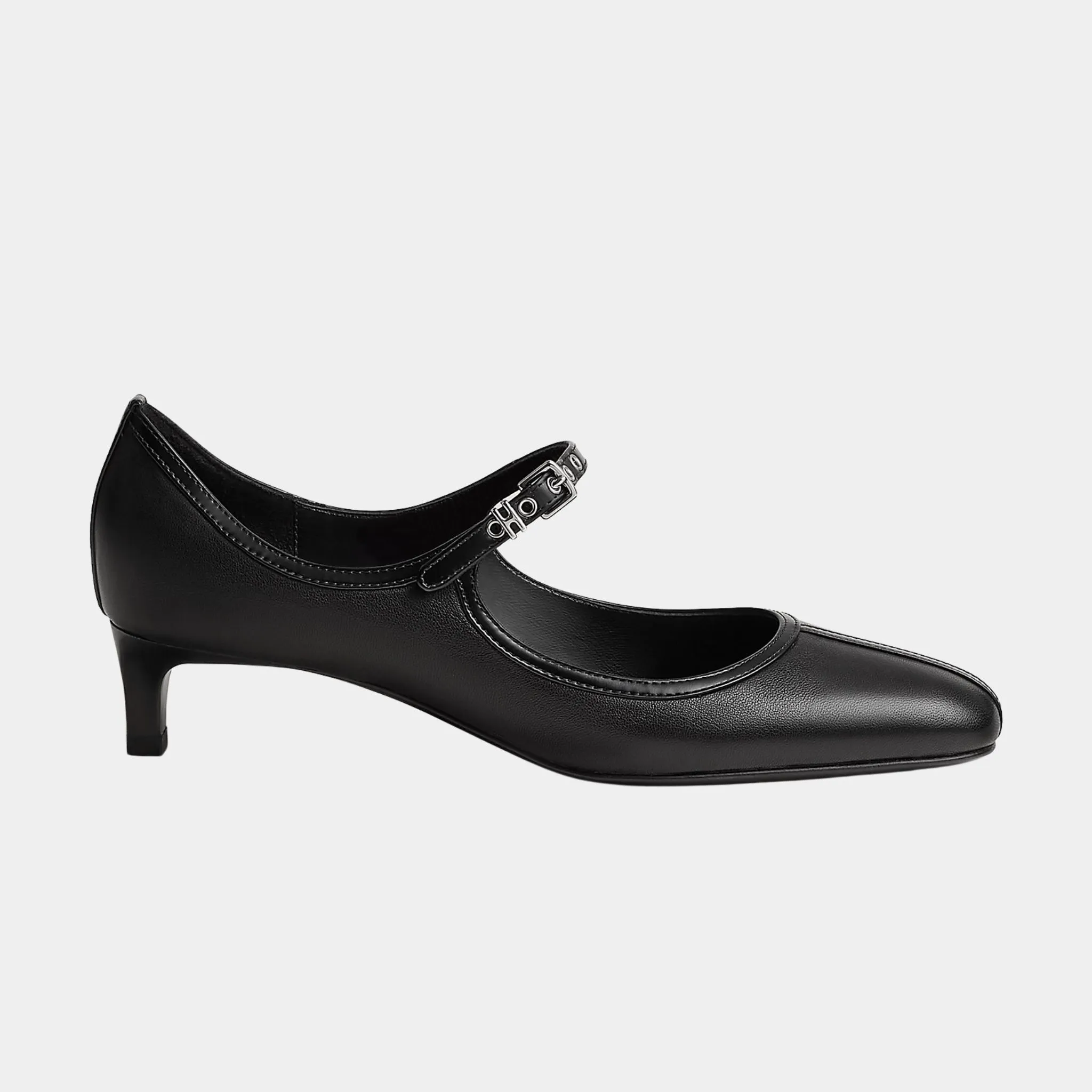 Lilibeth 40 Pump in Nappa and Tuscan Calfskin - Image 2