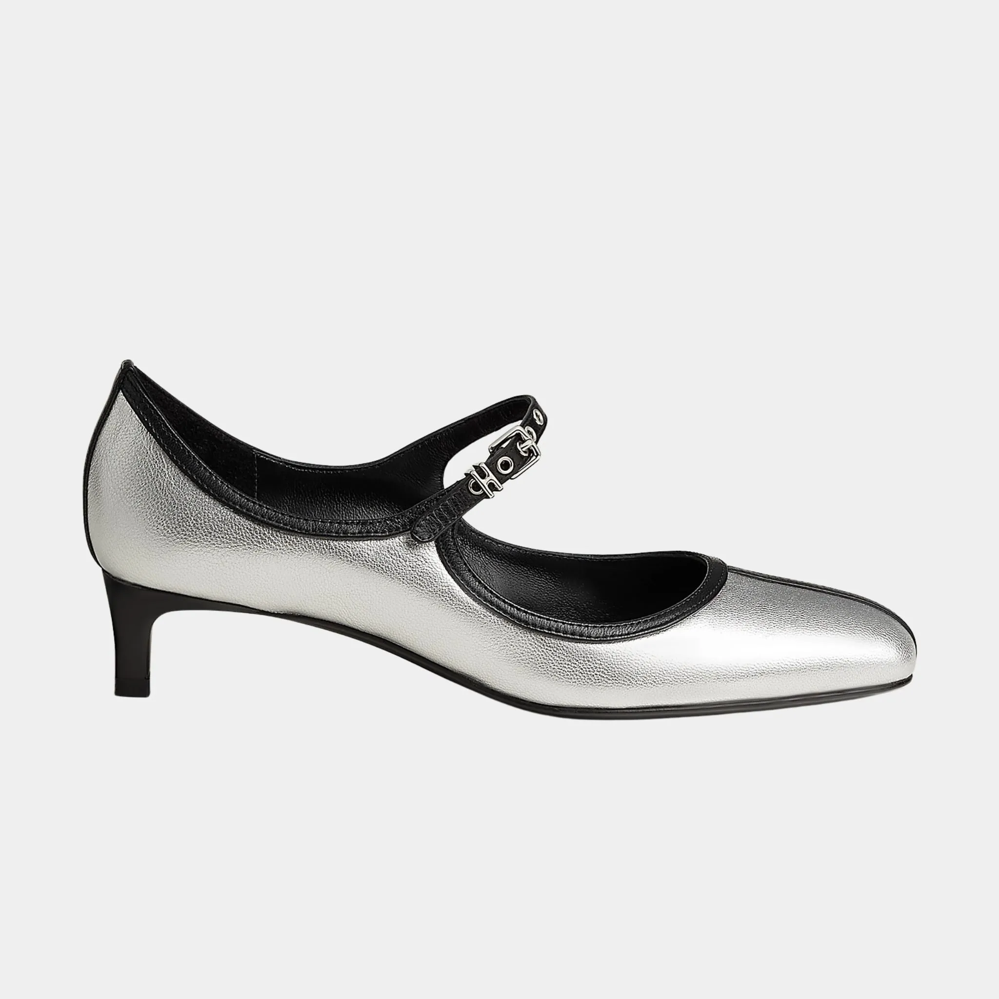 Lilibeth 40 Pumps in Metallic Goatskin - Image 2