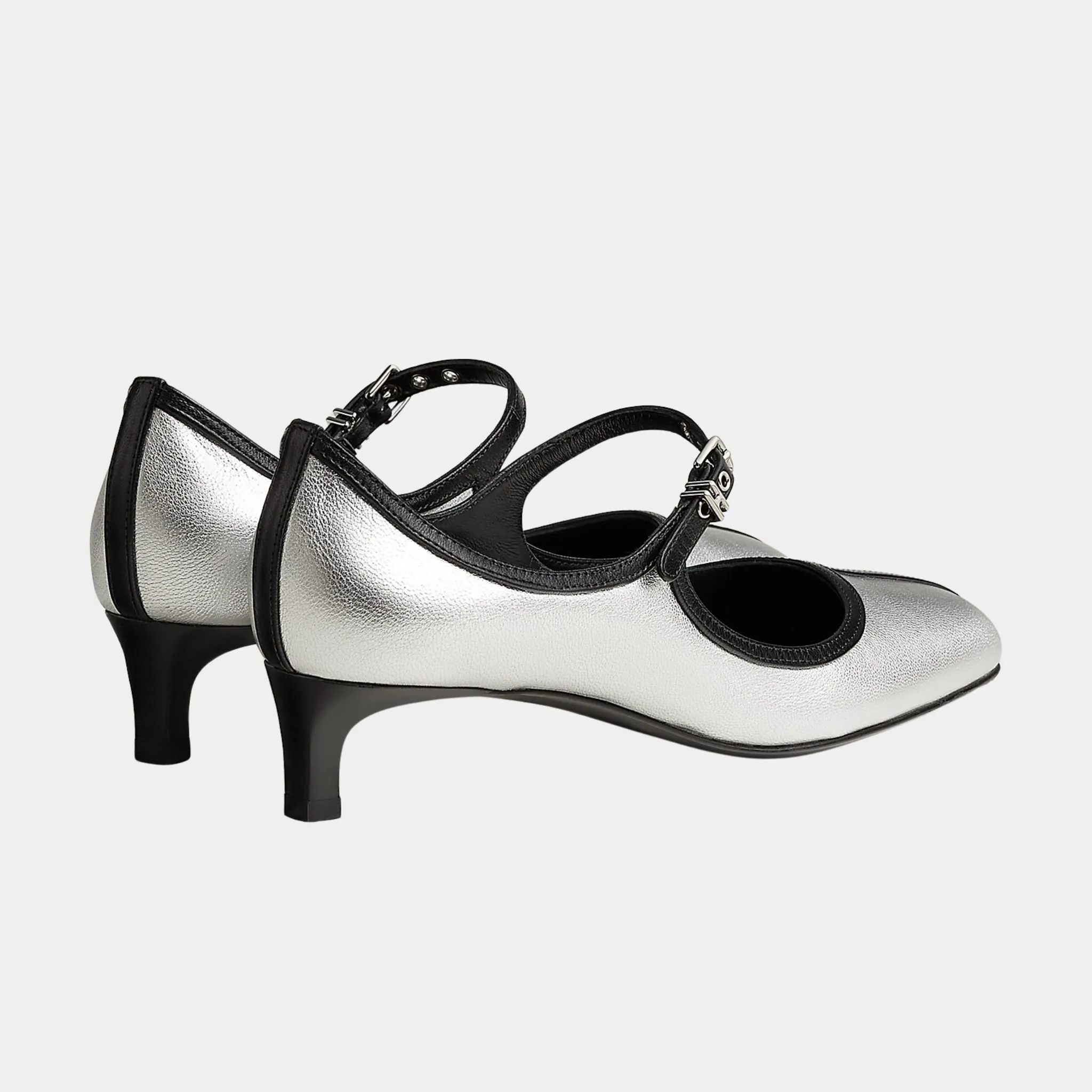 Lilibeth 40 Pumps in Metallic Goatskin - Image 3
