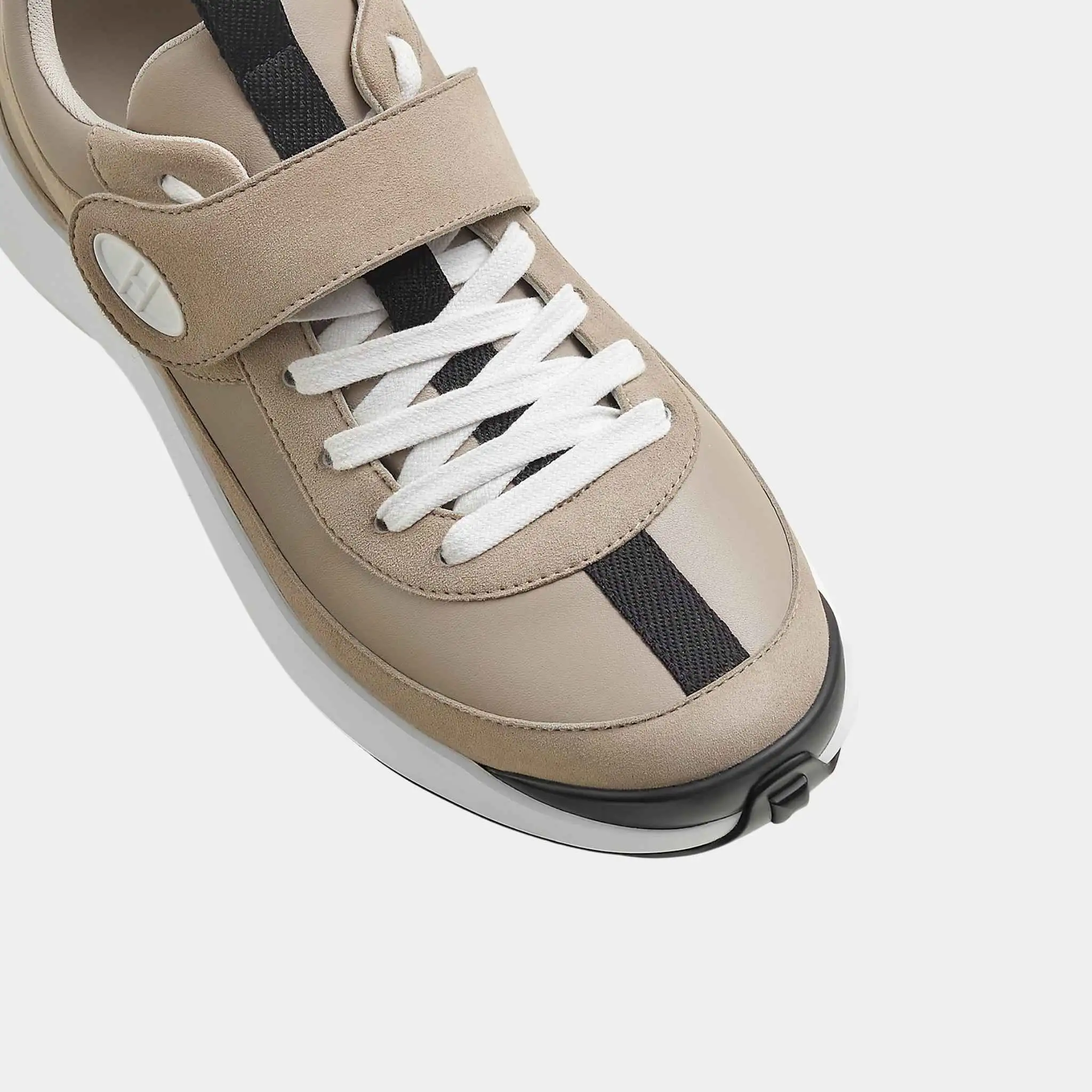 Loop Sneakers in Calfskin and Suede Goatskin - Image 6