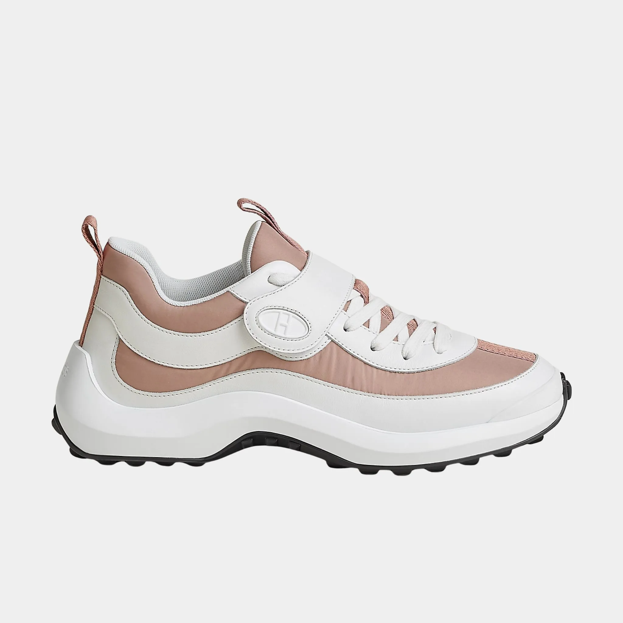 Loop Sneakers in Parachute Fabric and Calfskin - Image 2
