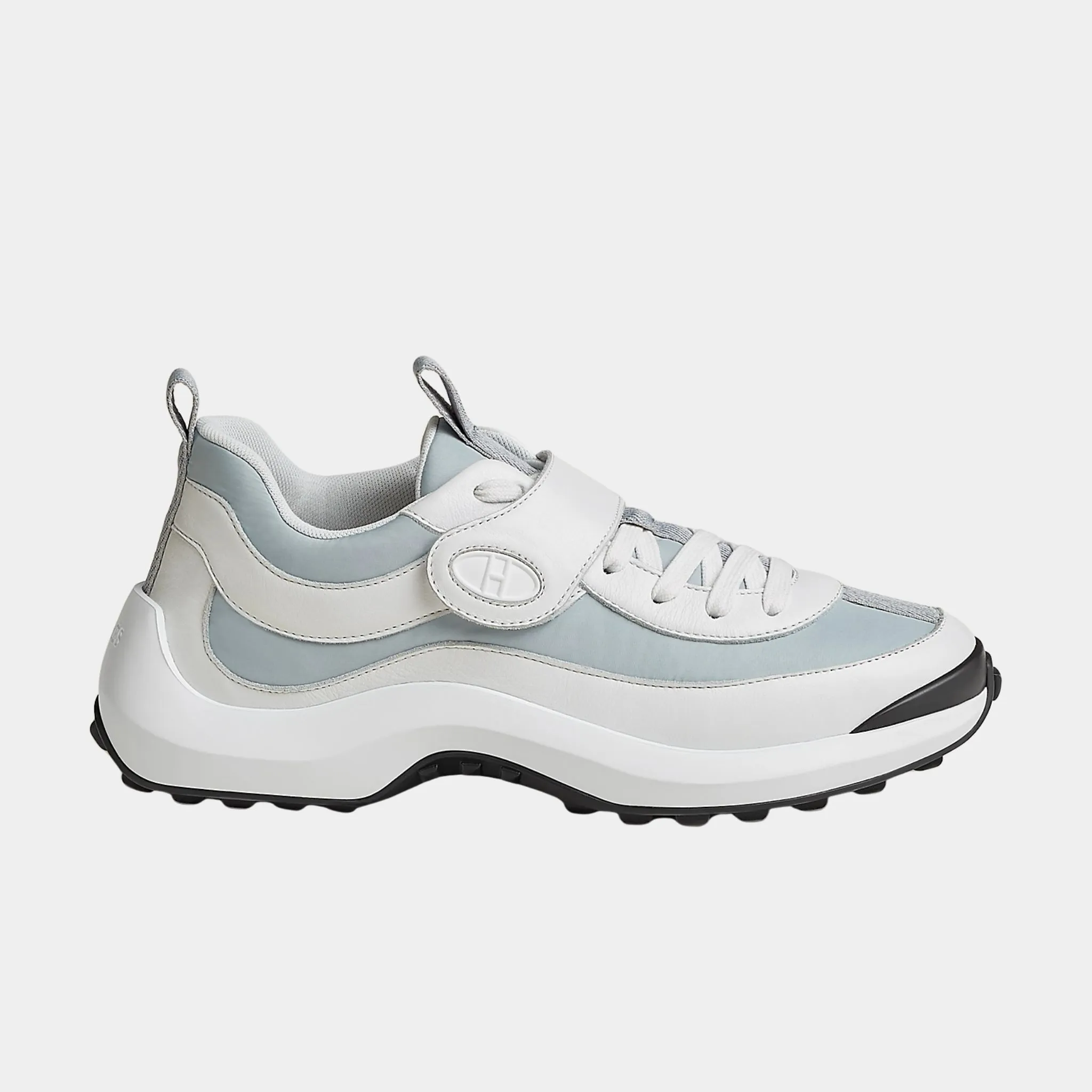 Loop Sneakers in Parachute Fabric and Calfskin - Image 5