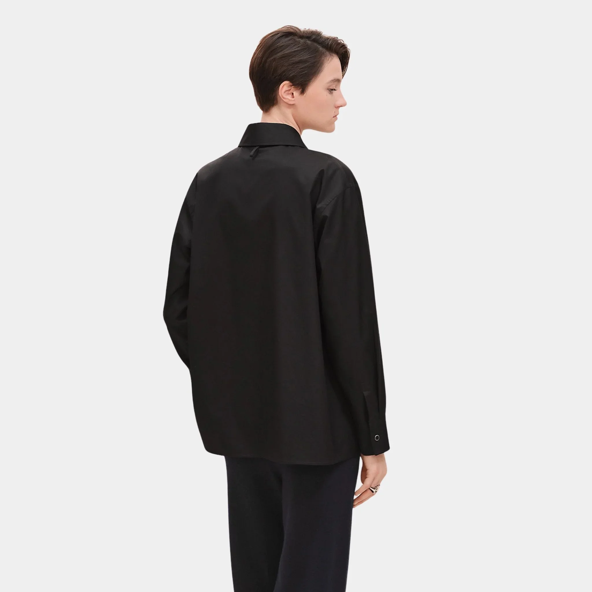 Loose-fitting Cotton Twill Shirt - Image 2