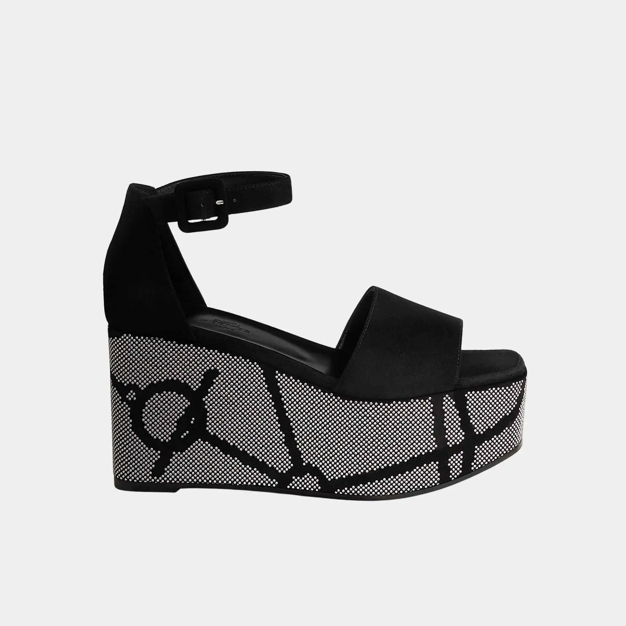 Luminous 35 Platform Sandals in Suede Goatskin - Image 5