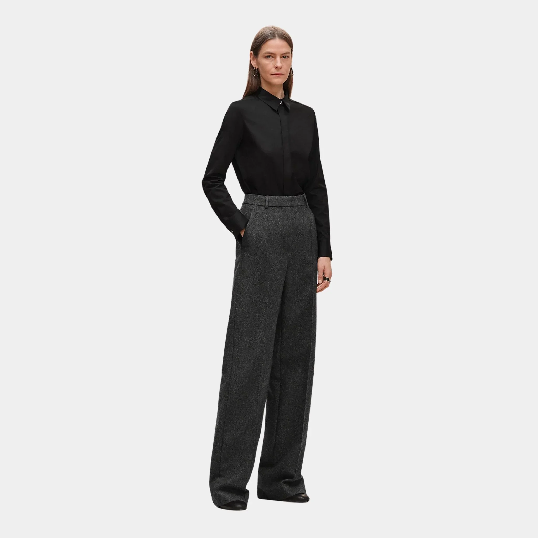 Micro Shirt in Cotton Twill - Image 3