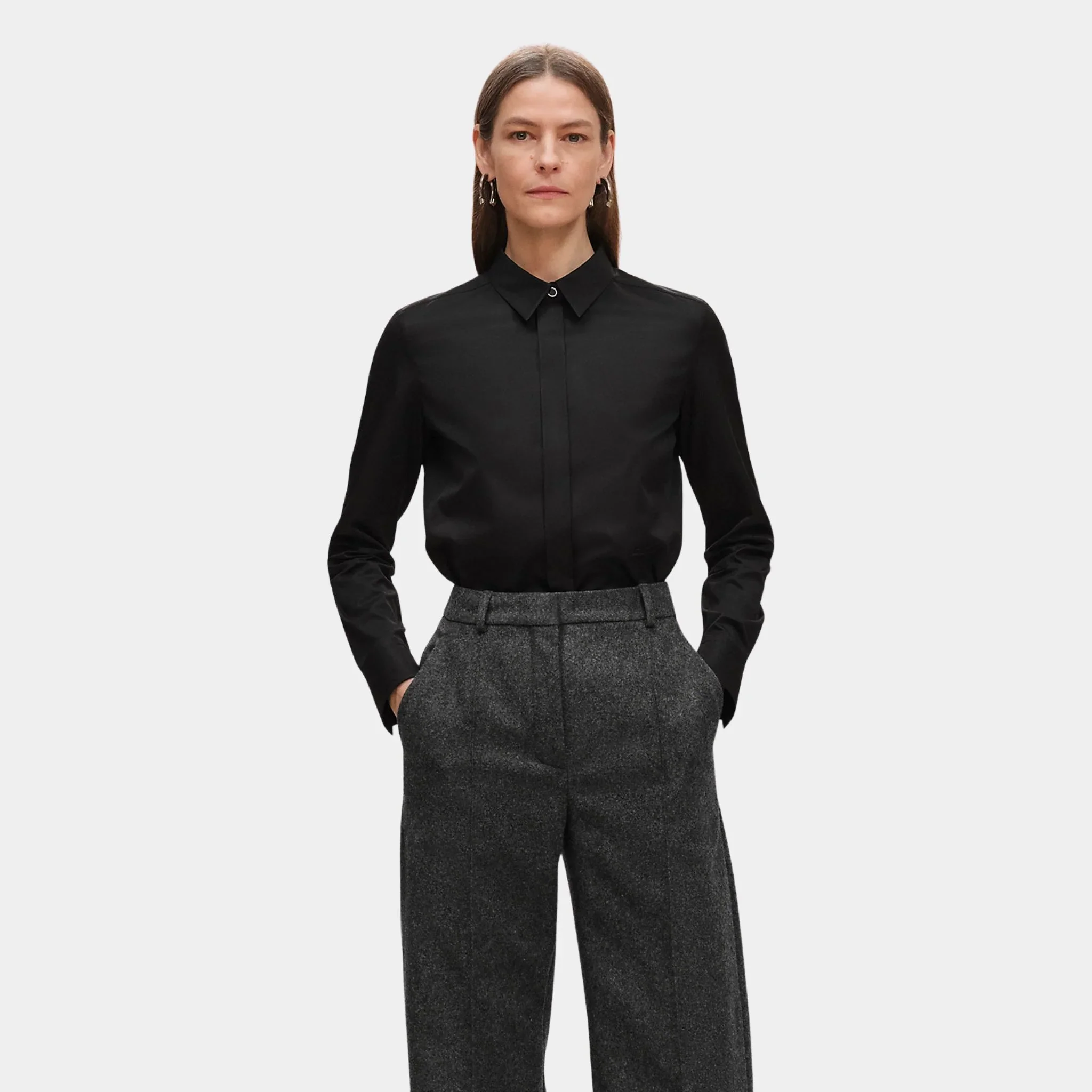 Micro Shirt in Cotton Twill - Image 4