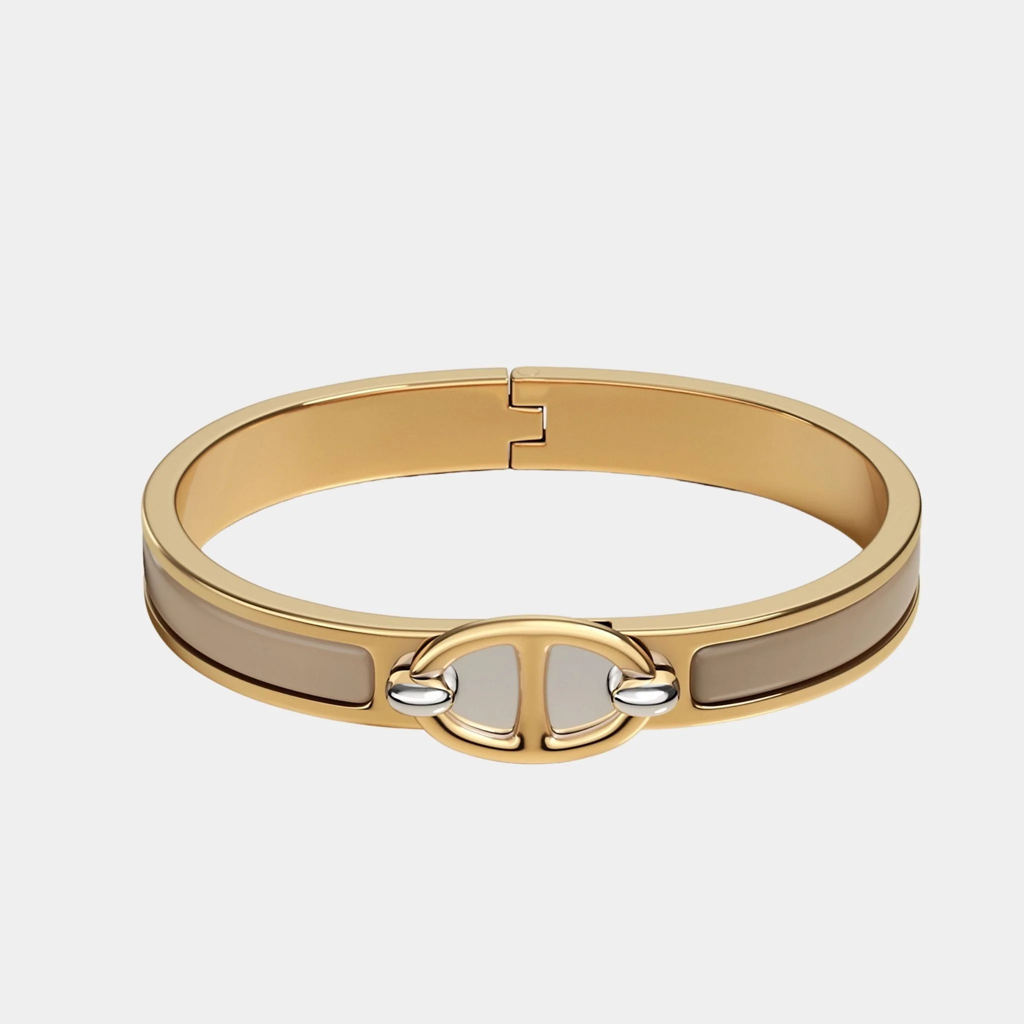 Mini Clic Chaine d'Ancre Bracelet Gold Plated - Image 2