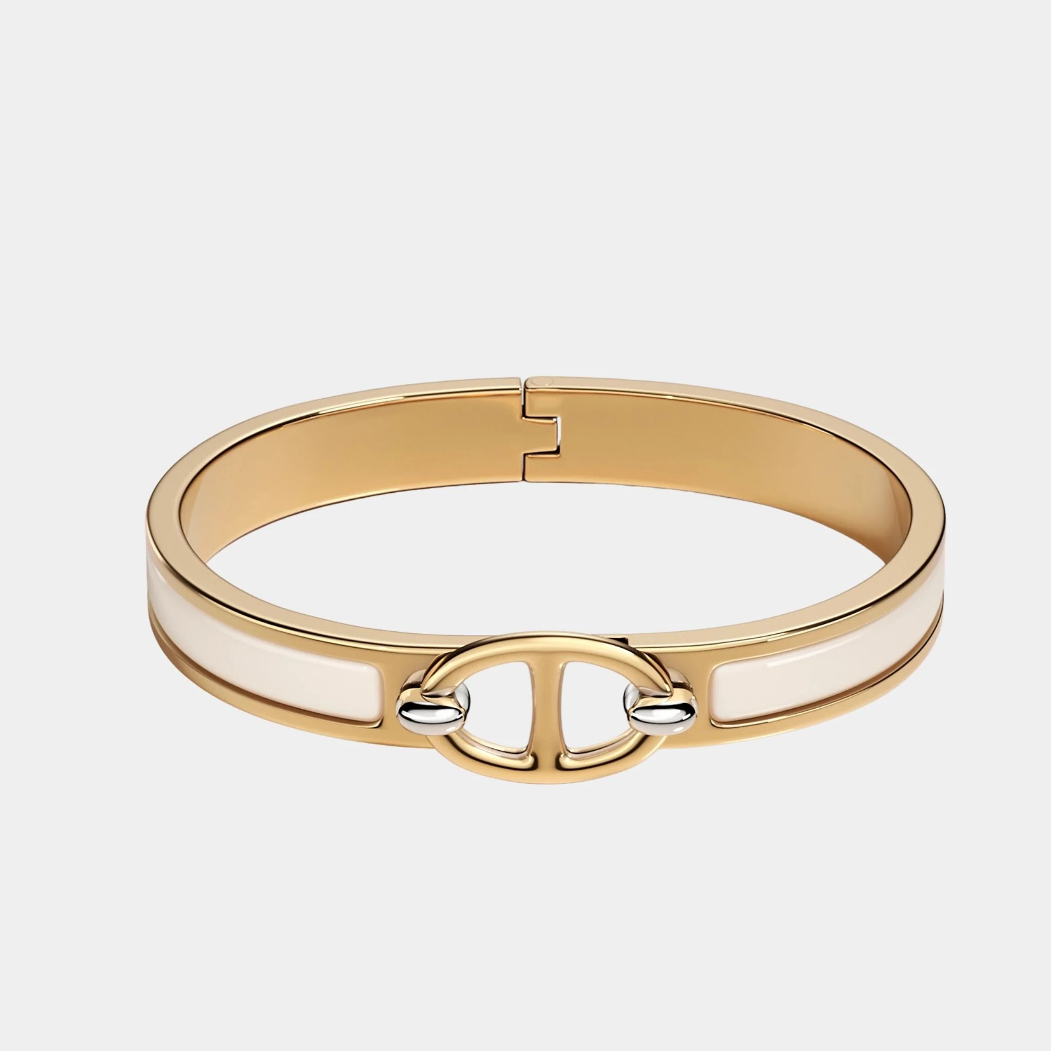 Mini Clic Chaine d'Ancre Bracelet Gold Plated - Image 4