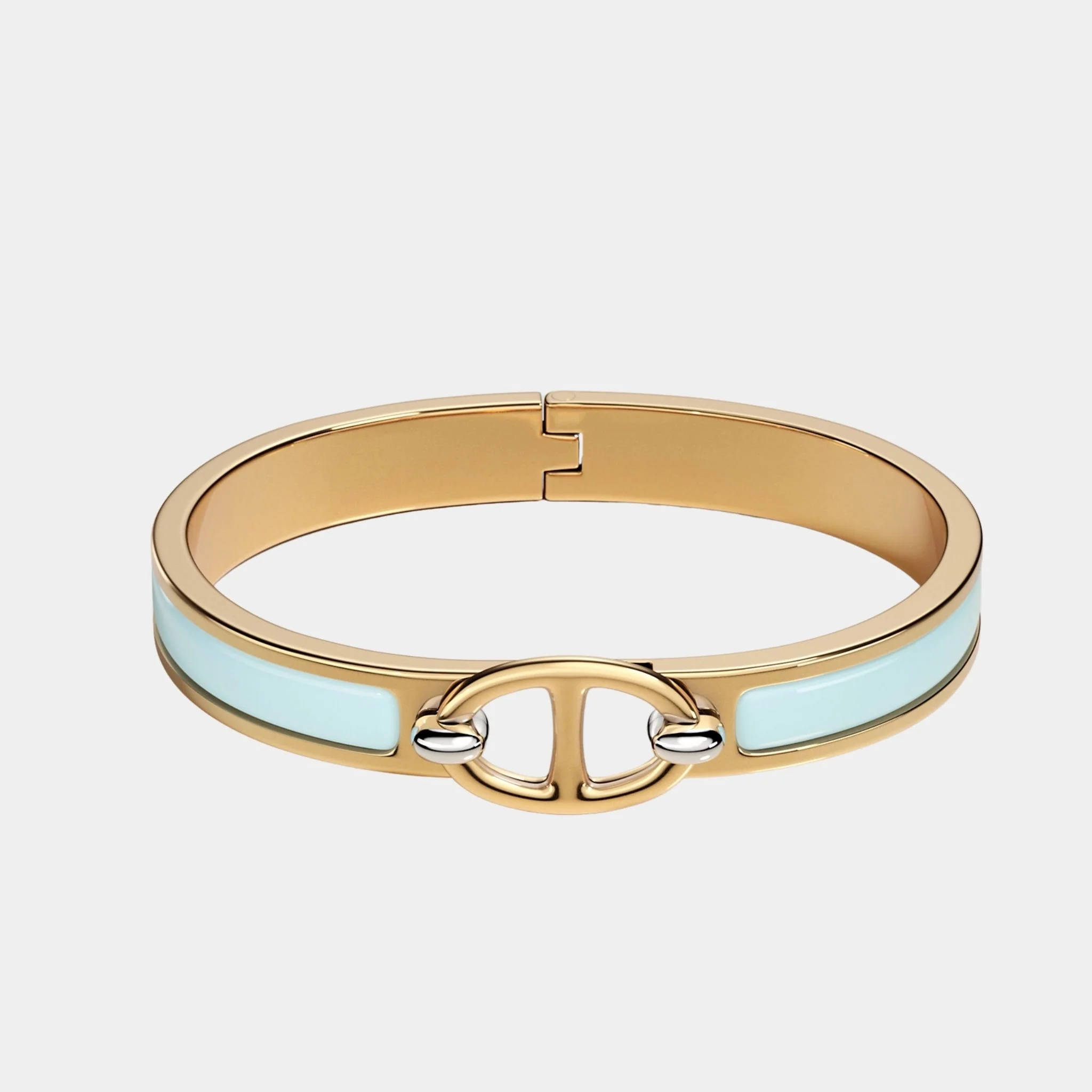 Mini Clic Chaine d'Ancre Bracelet Gold Plated - Image 7