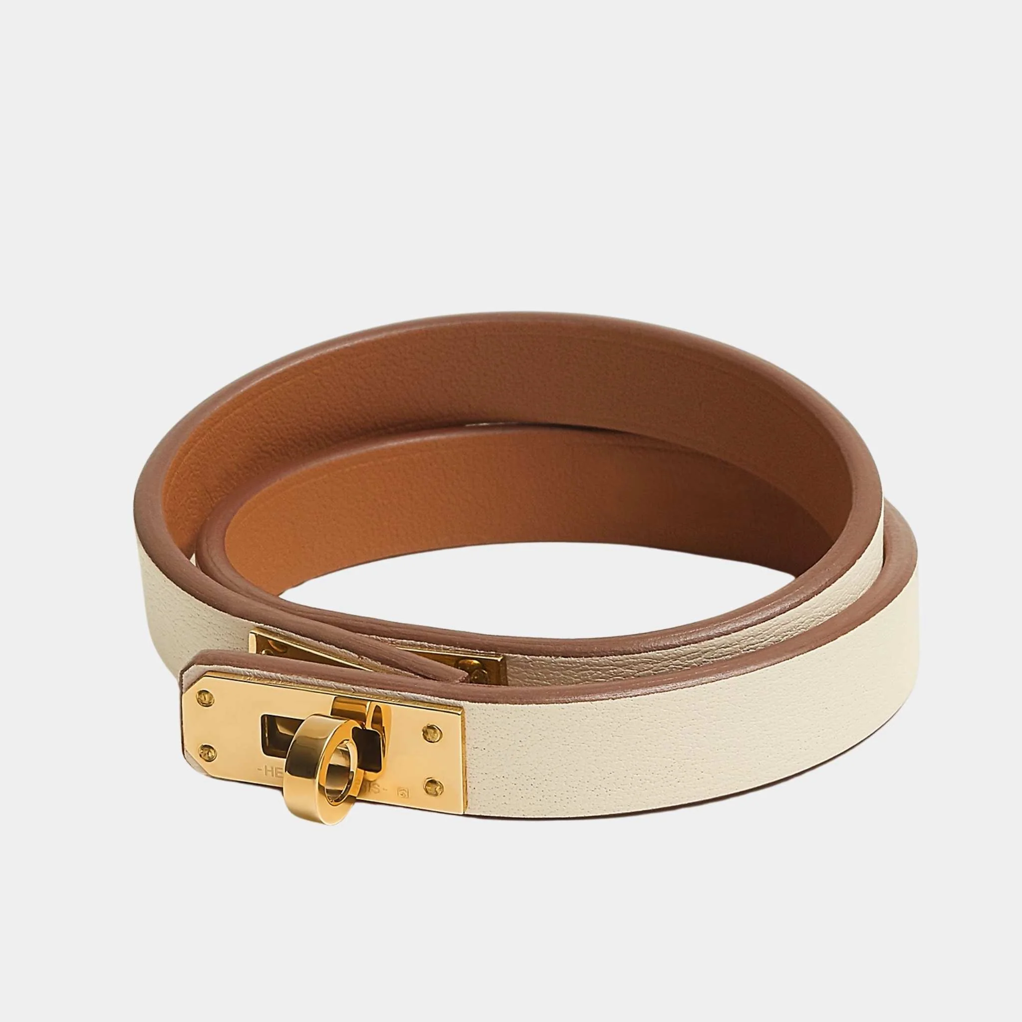 Mini Kelly Double Tour Bracelet Swift Calfskin - Image 2