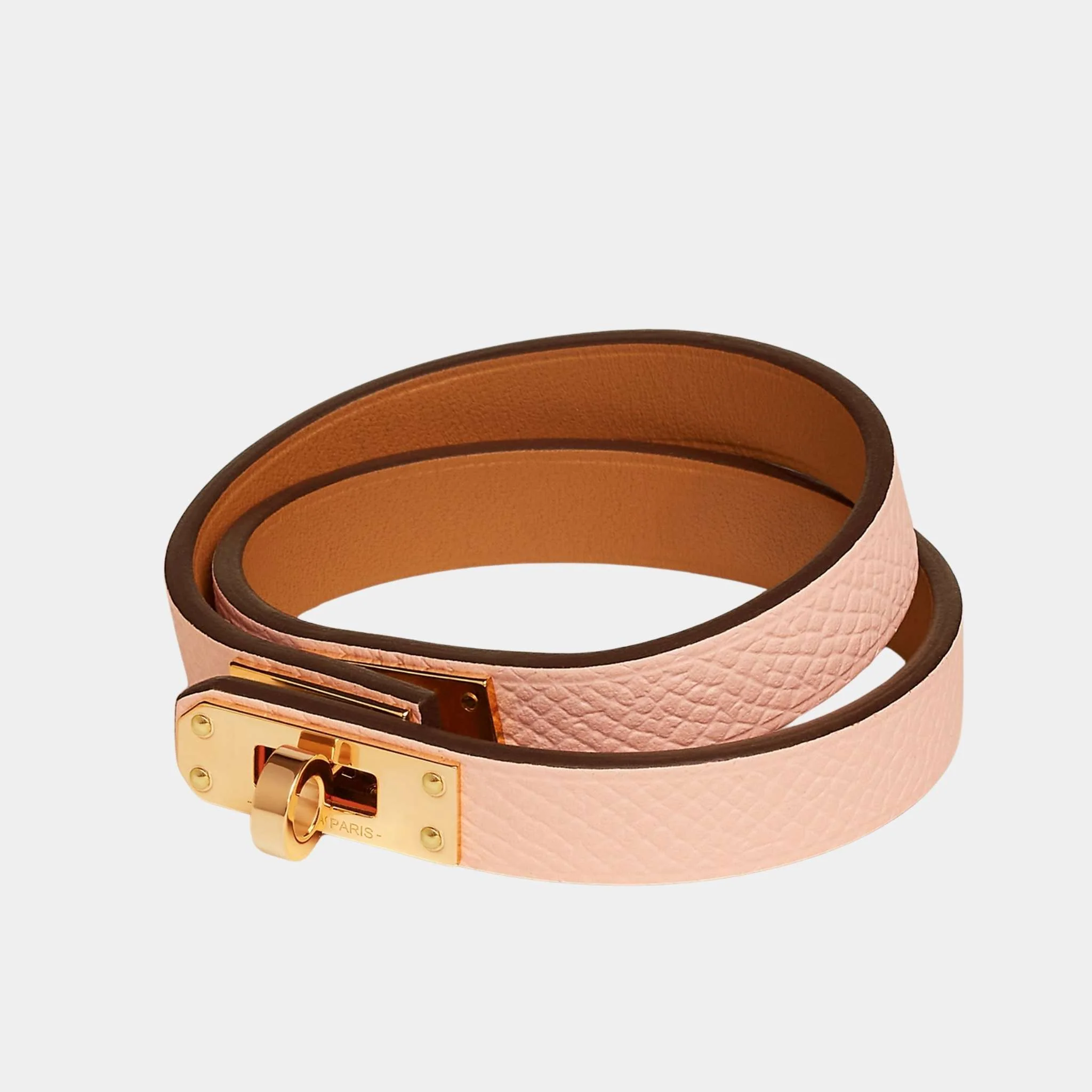 Mini Kelly Double Tour Bracelet Swift Calfskin - Image 3