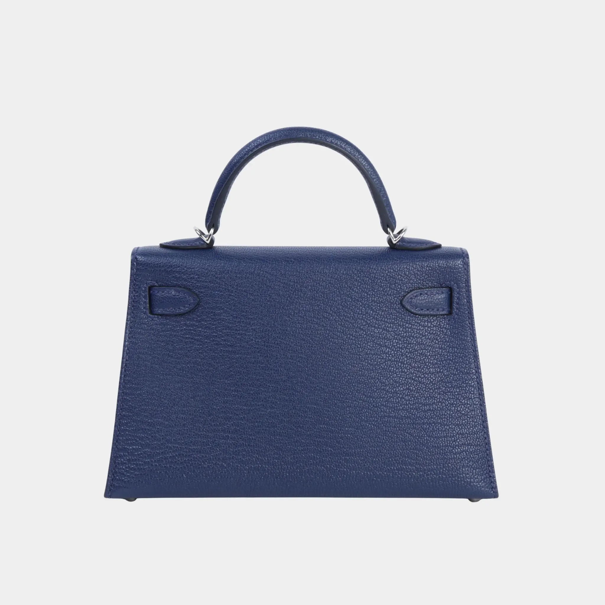Mini Kelly II Chevre Deep Blue/Bleu France PHW - Image 2
